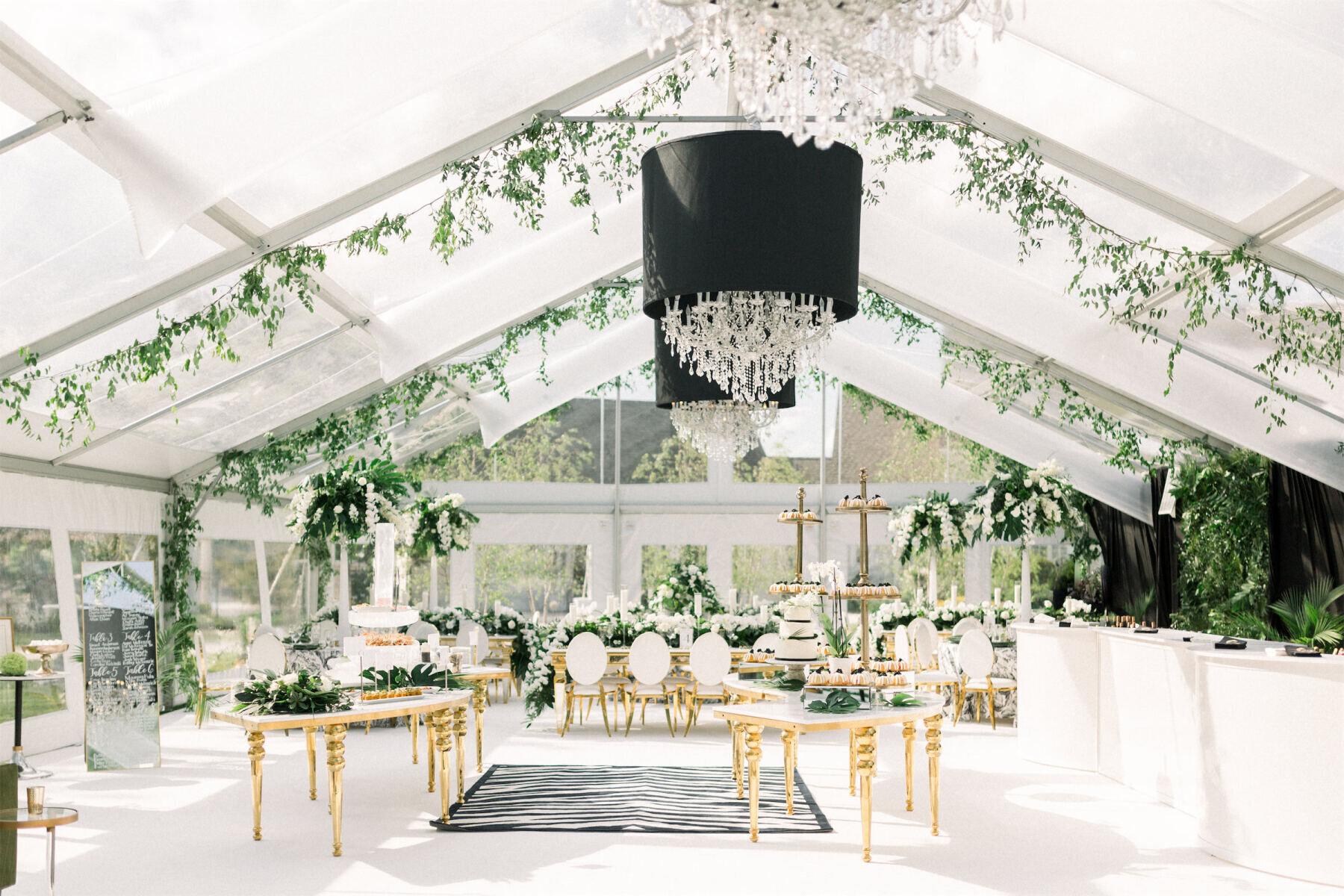An Elegant Greenhouse Wedding at a Private Residence
