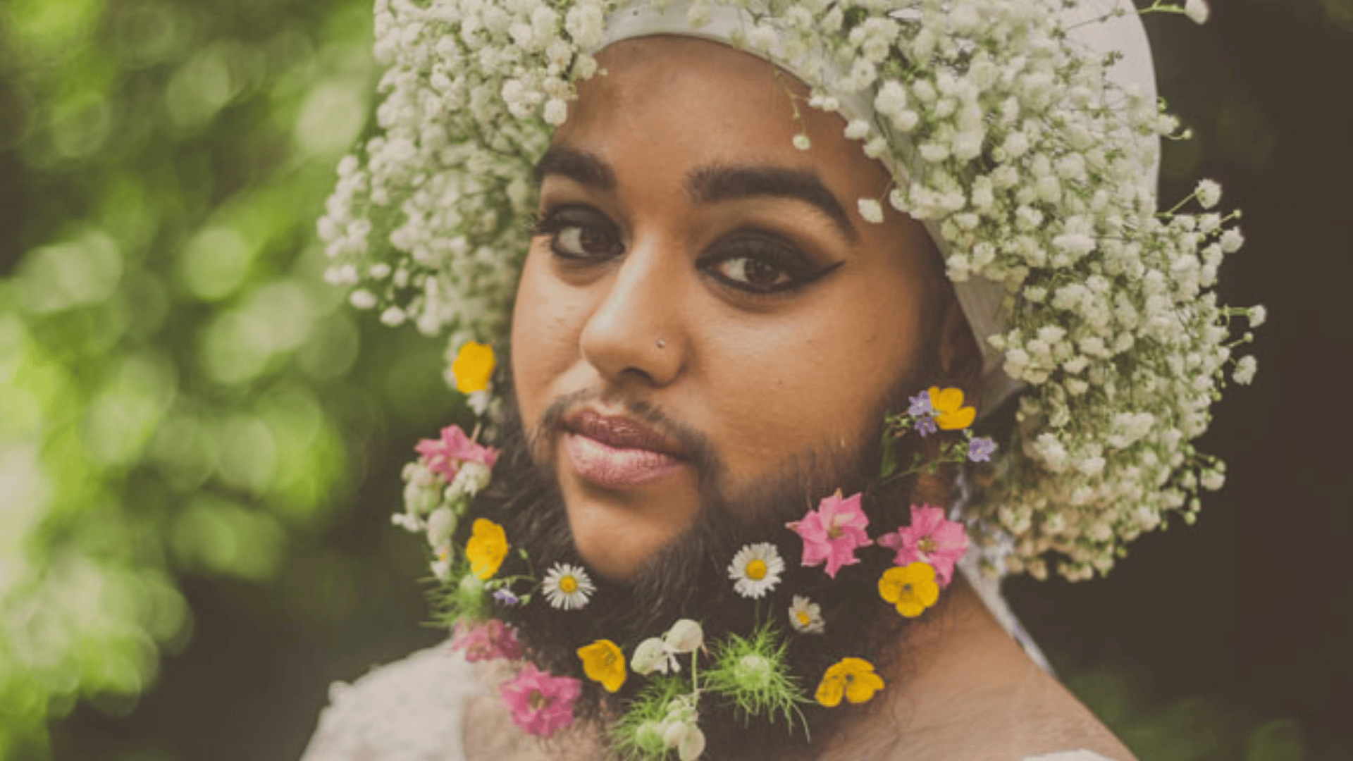This Bearded Bride is Delivering a Powerful Message About Body Positivity