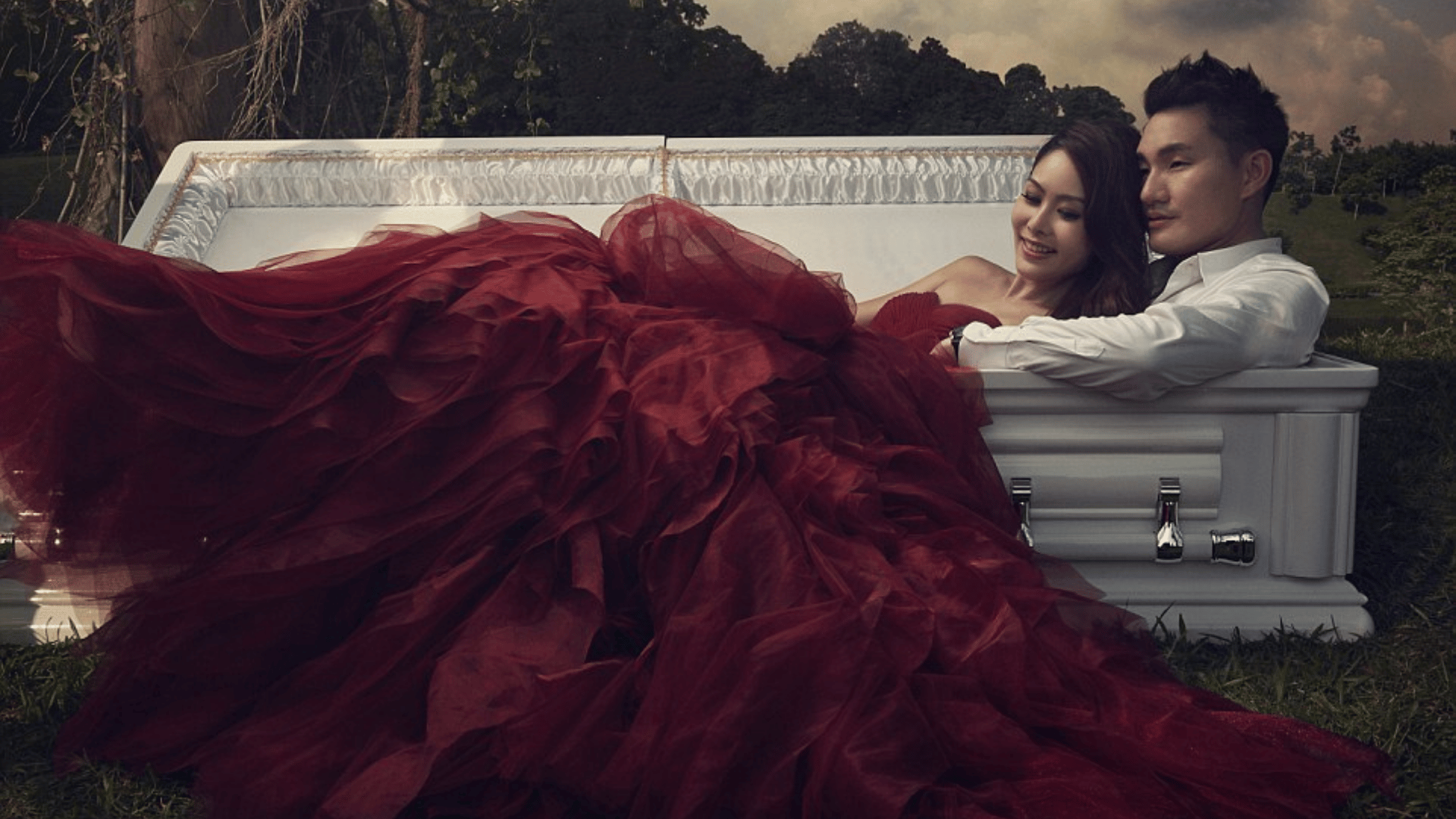 You Won't Believe Where This Couple Did Their Engagement Shoot