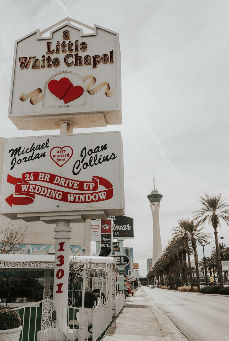 A Classic Elopement at The Little White Chapel in Las Vegas, Nevada