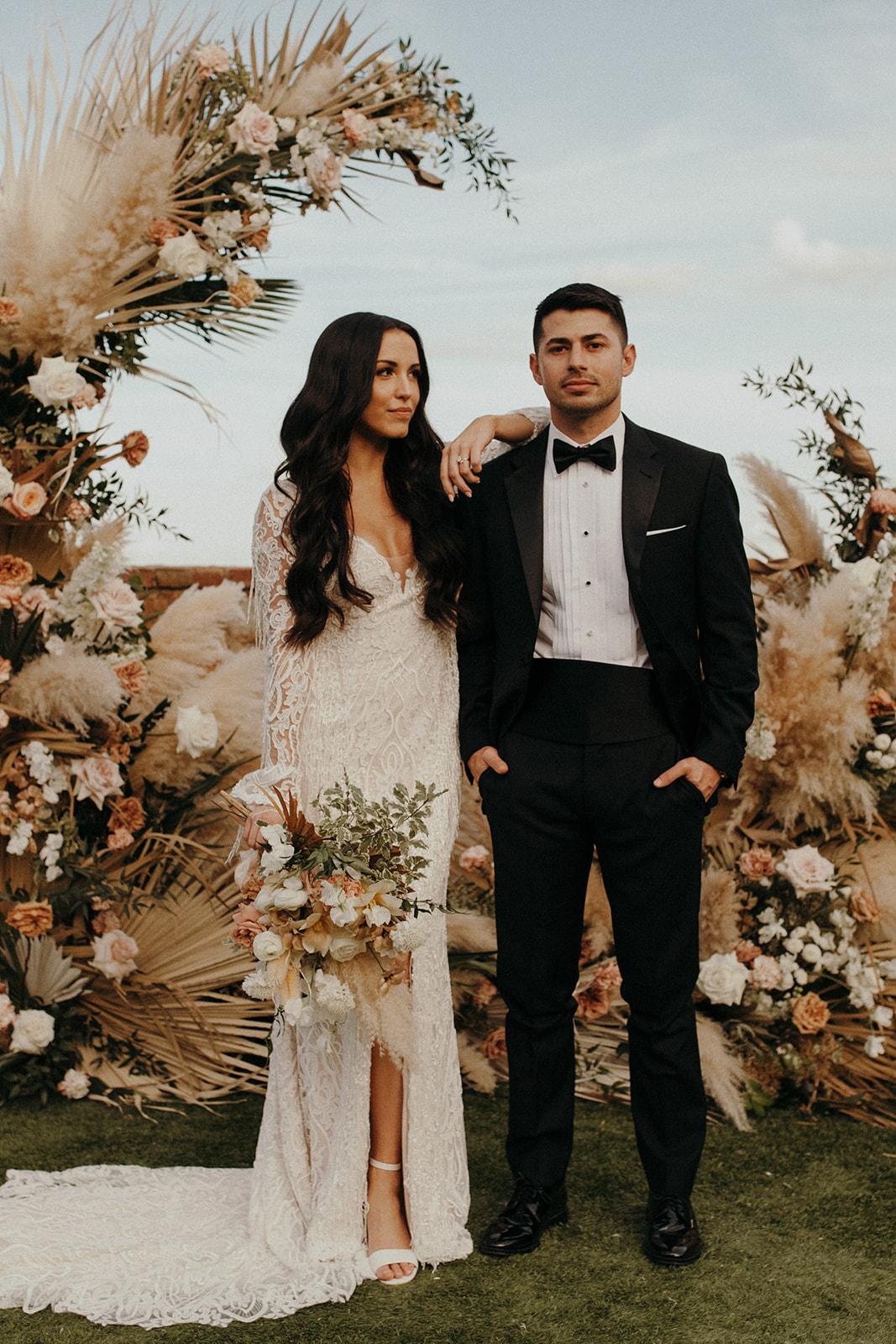 A Bohemian Winter Wedding at The Bella Collina Venue 13