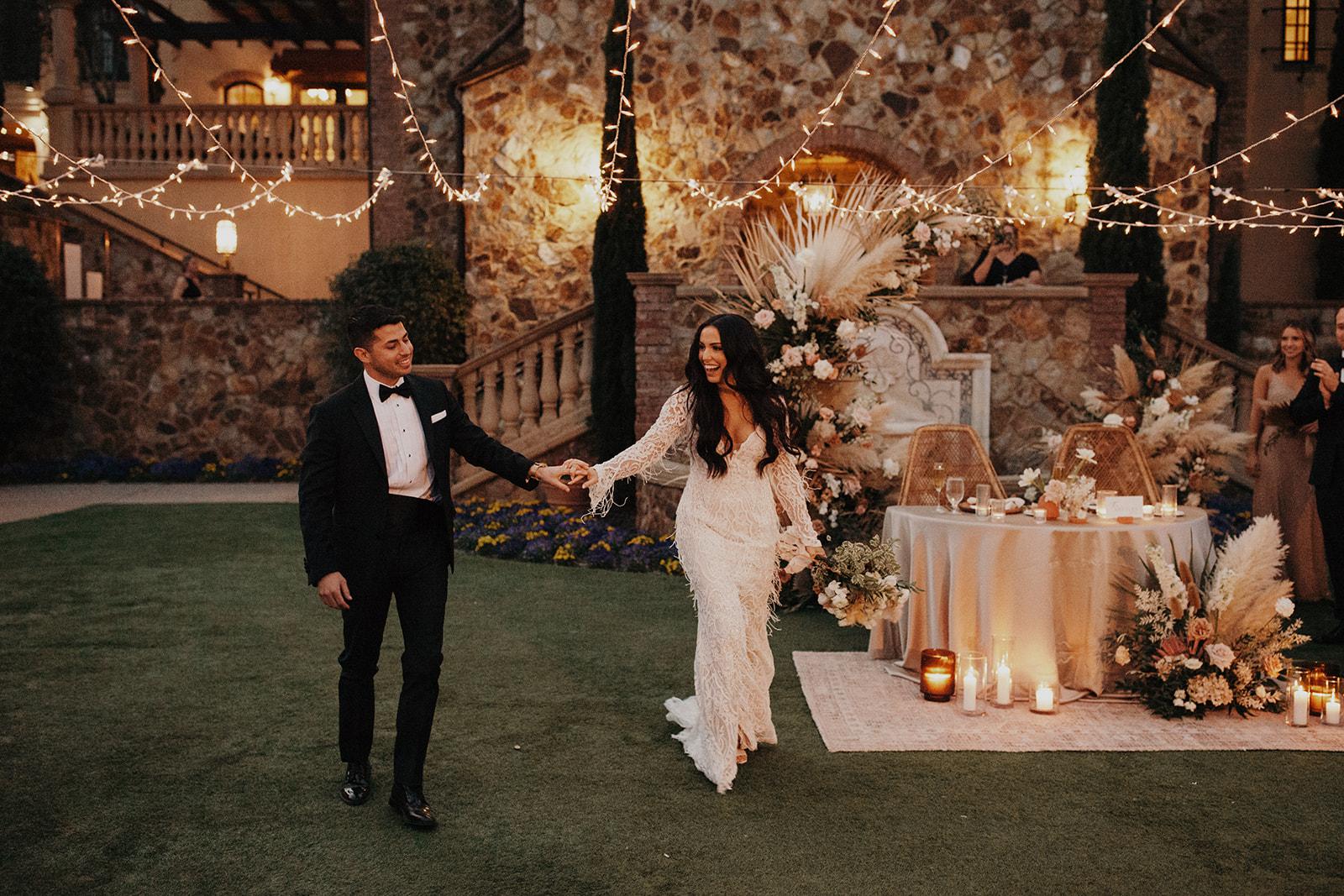 A Bohemian Winter Wedding at The Bella Collina Venue 22