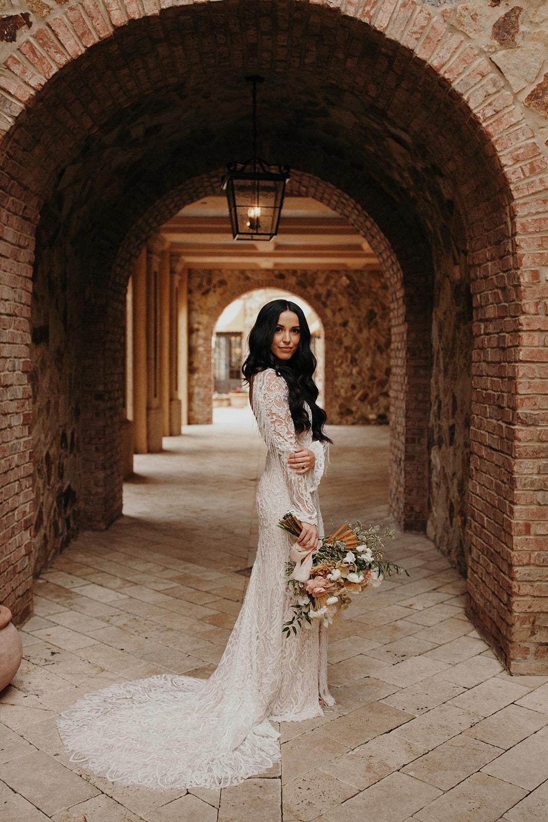 A Bohemian Winter Wedding at The Bella Collina Venue 12
