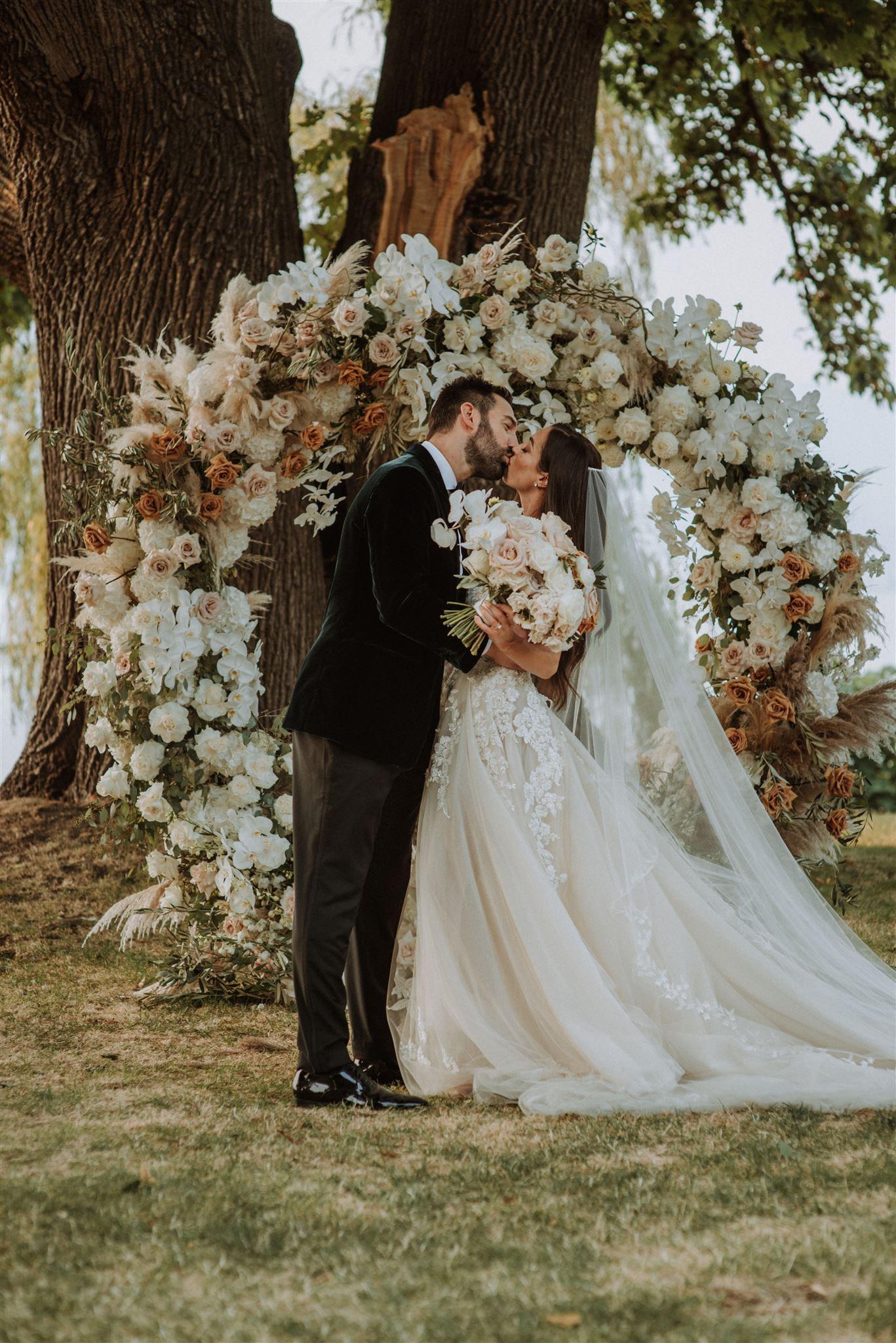 A Romantic Fall Wedding at the Brock House Restaurant 61