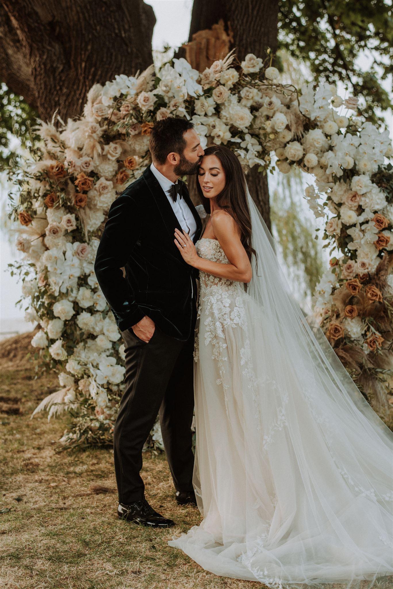 A Romantic Fall Wedding at the Brock House Restaurant 55
