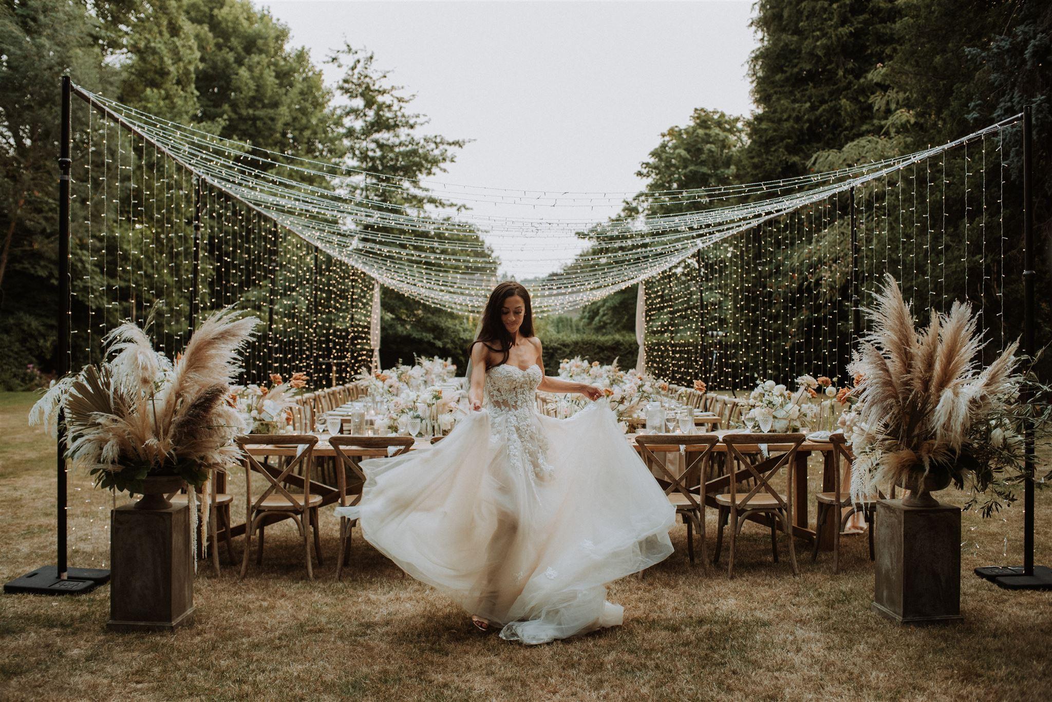 A Romantic Fall Wedding at the Brock House Restaurant 71