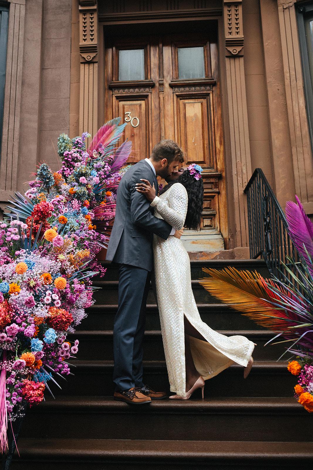 A Non-Traditional Elopement on a New York City Stoop 24