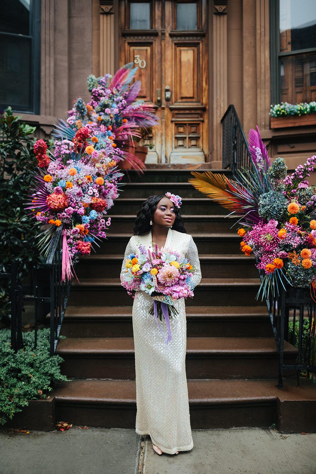 A Non-Traditional Elopement on a New York City Stoop 19