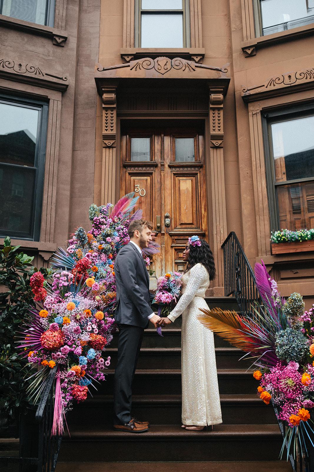 A Non-Traditional Elopement on a New York City Stoop 27