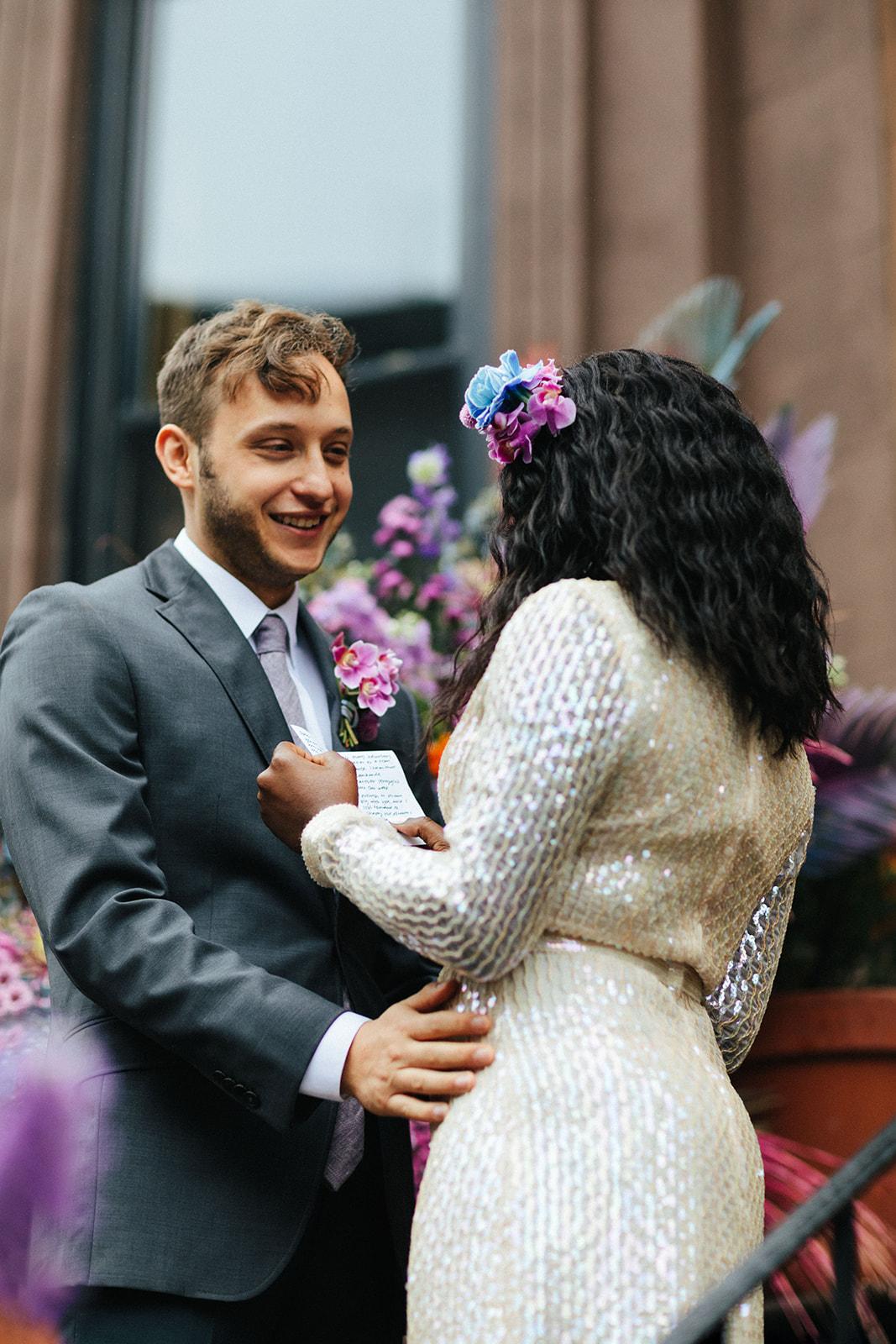 A Non-Traditional Elopement on a New York City Stoop 8