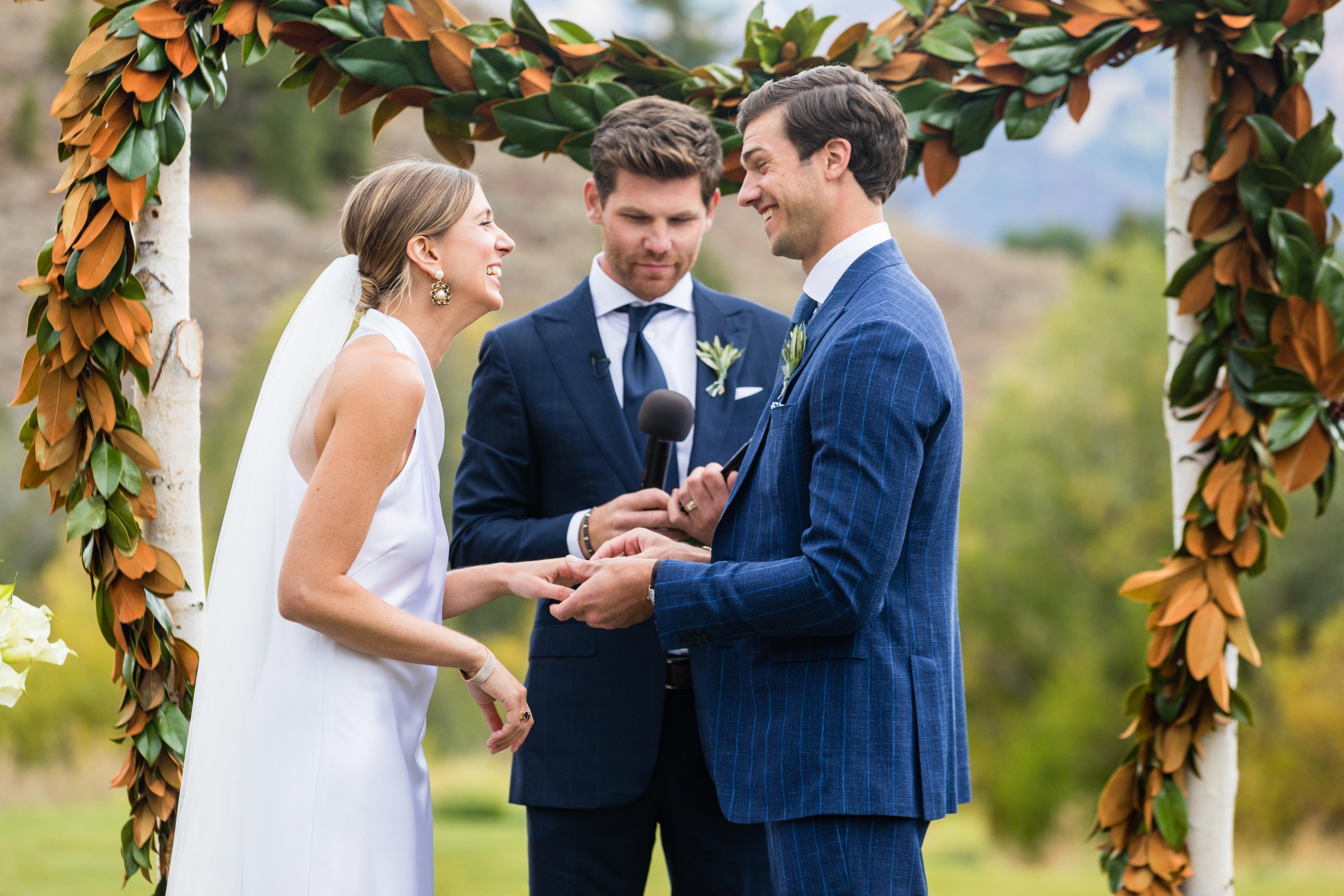 A Modern Fall Wedding at Trail Creek Cabin 22