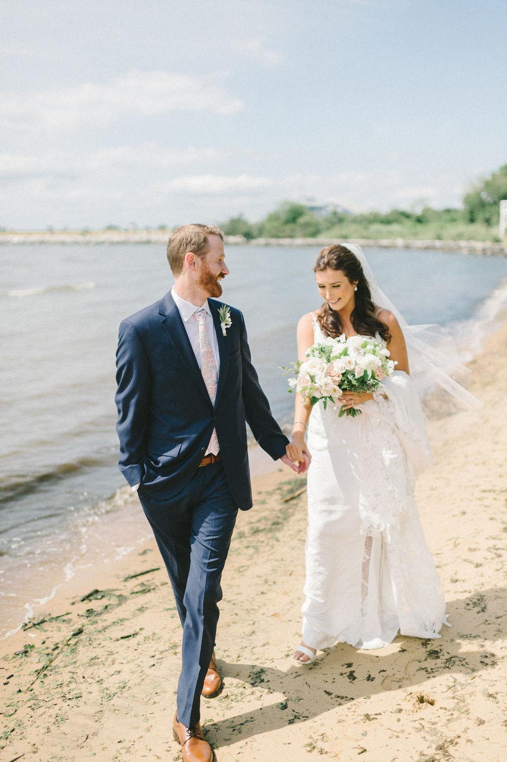 A Romantic Summer Wedding at Chesapeake Bay Beach Club