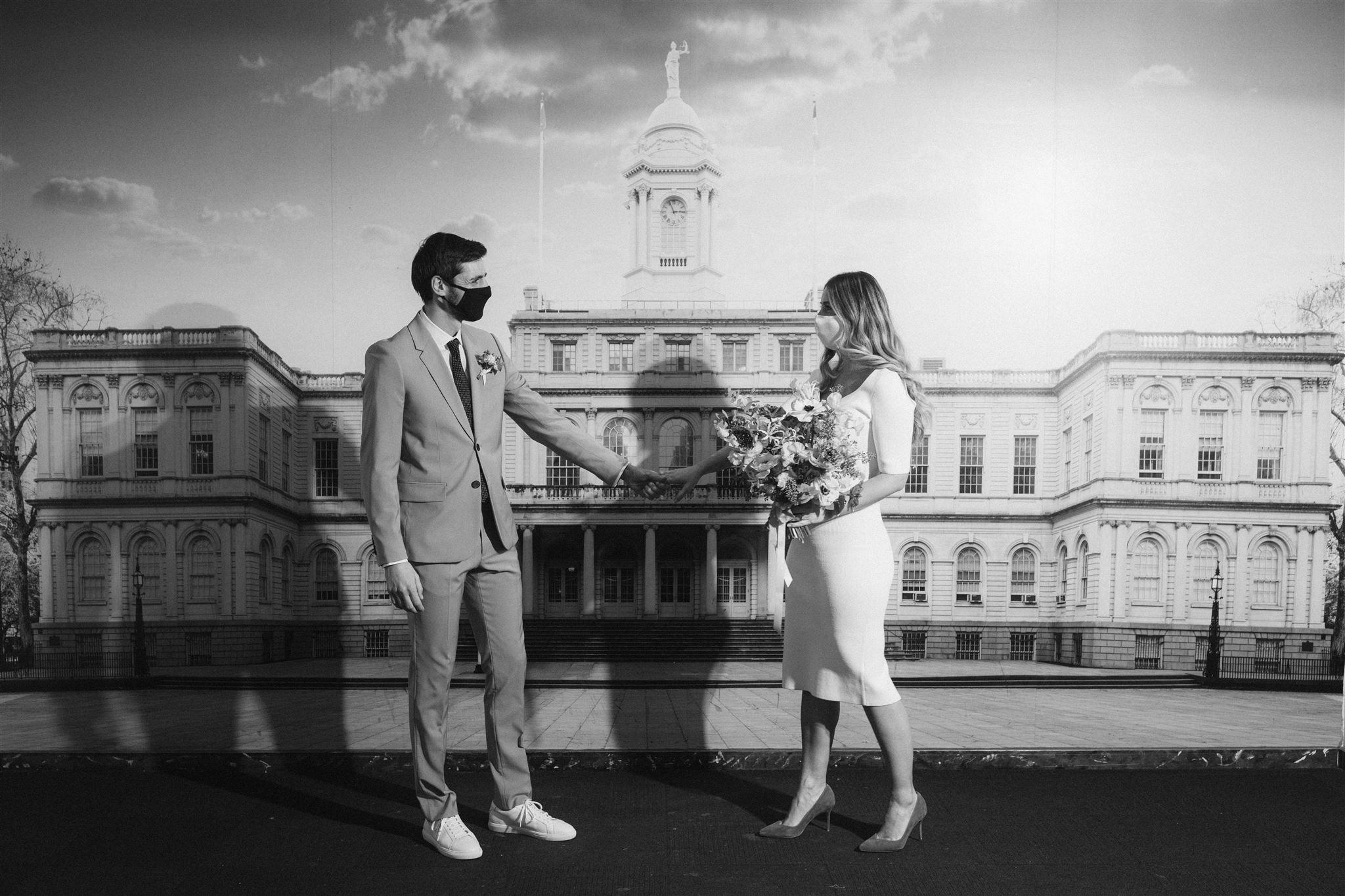 A Modern Wedding at New York City's City Hall 16