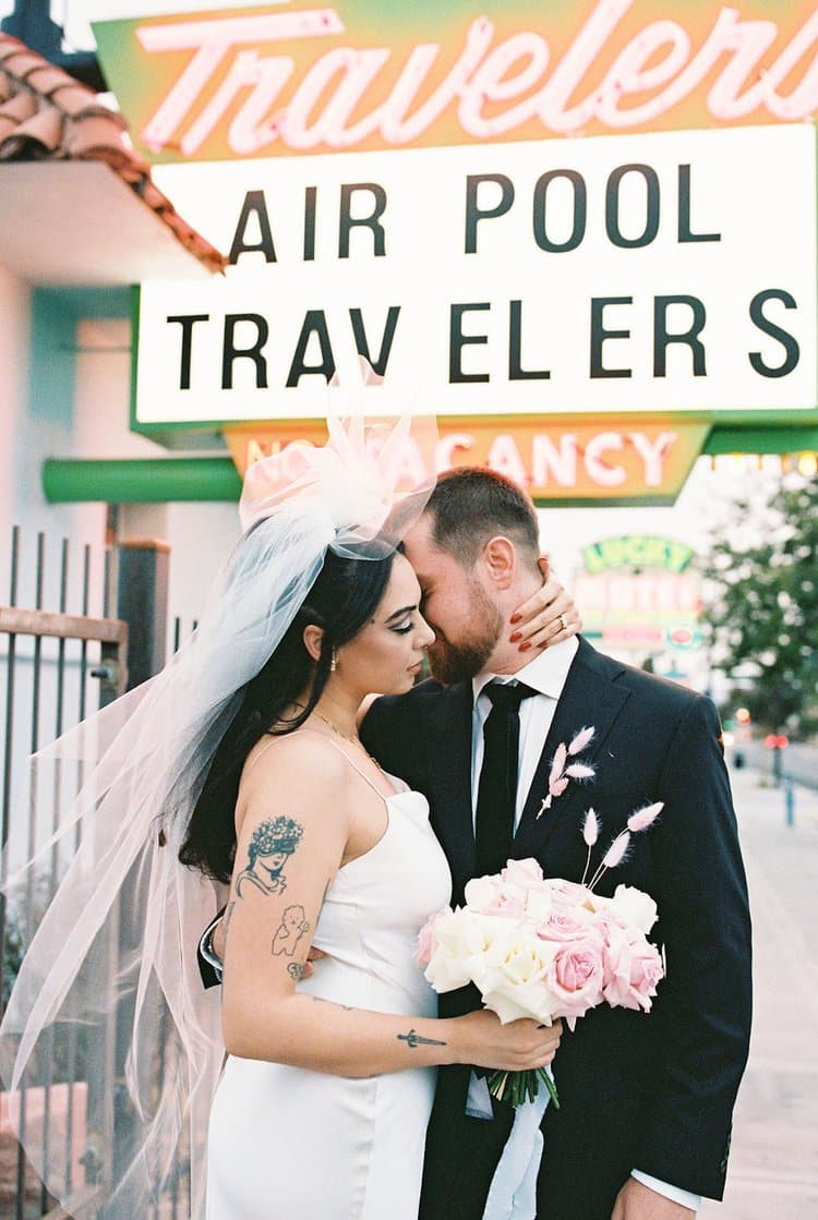 A Non-Traditional Elopement at Sure Thing Chapel 25