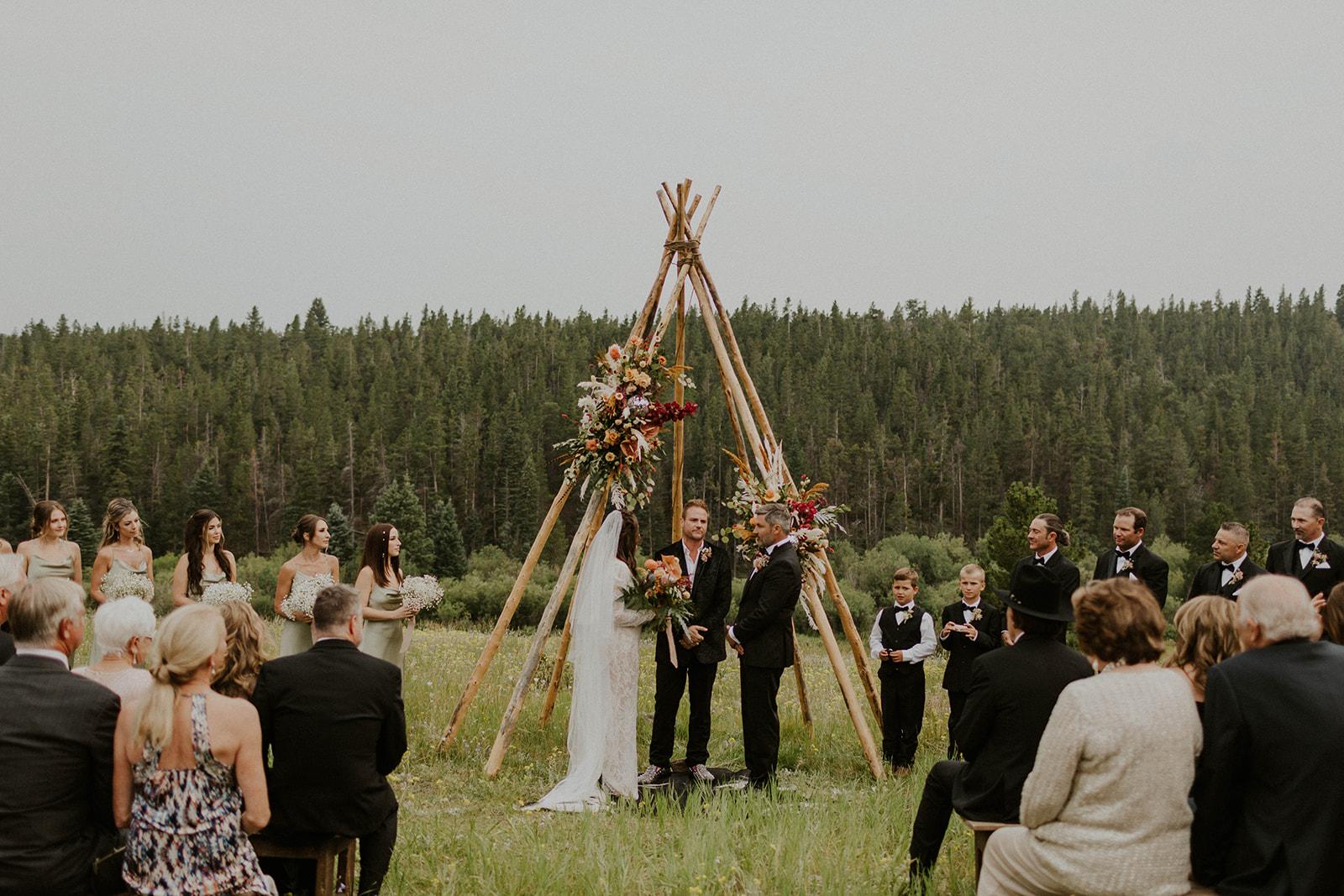 A Boho Summer Wedding at a Private Ranch 37