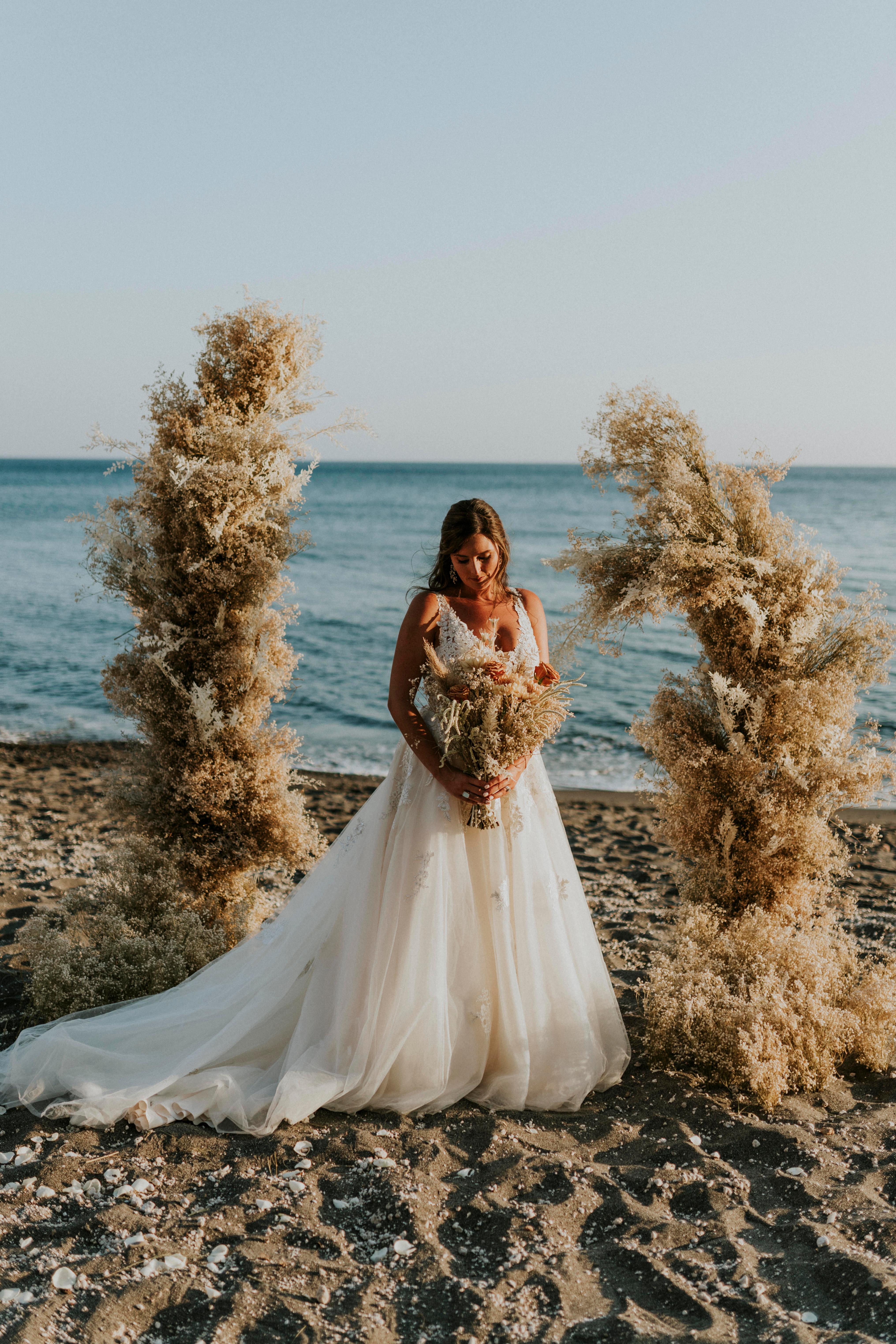 A Boho Beach Wedding in Santorini photo 2