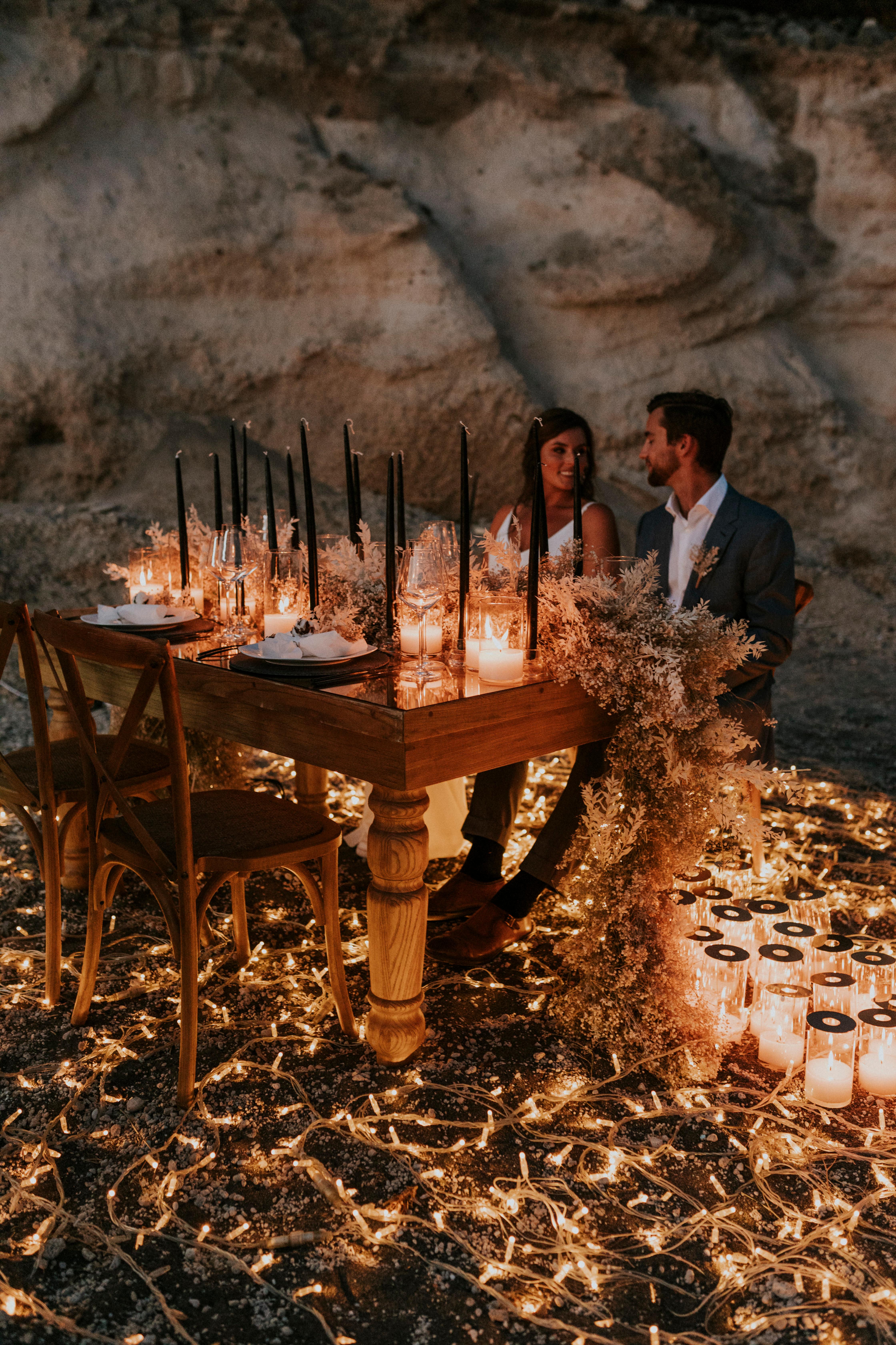 A Romantic Beach Wedding in Santorini 54