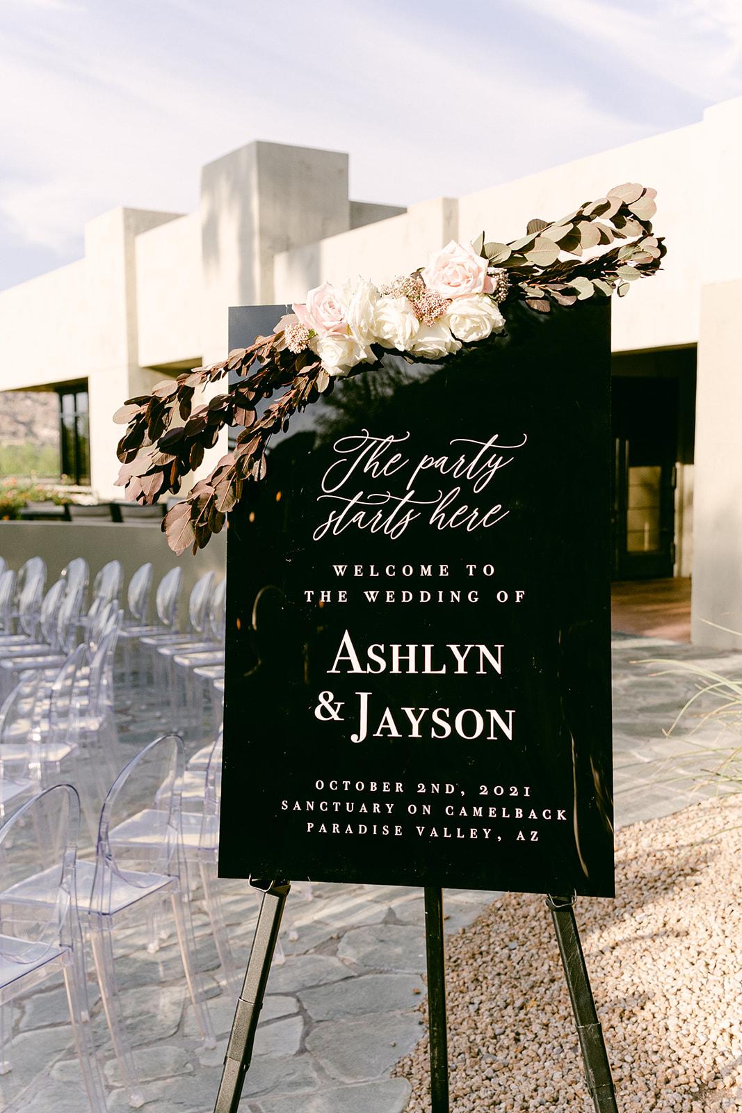 A Glamorous Fall Wedding at Sanctuary Resort 49