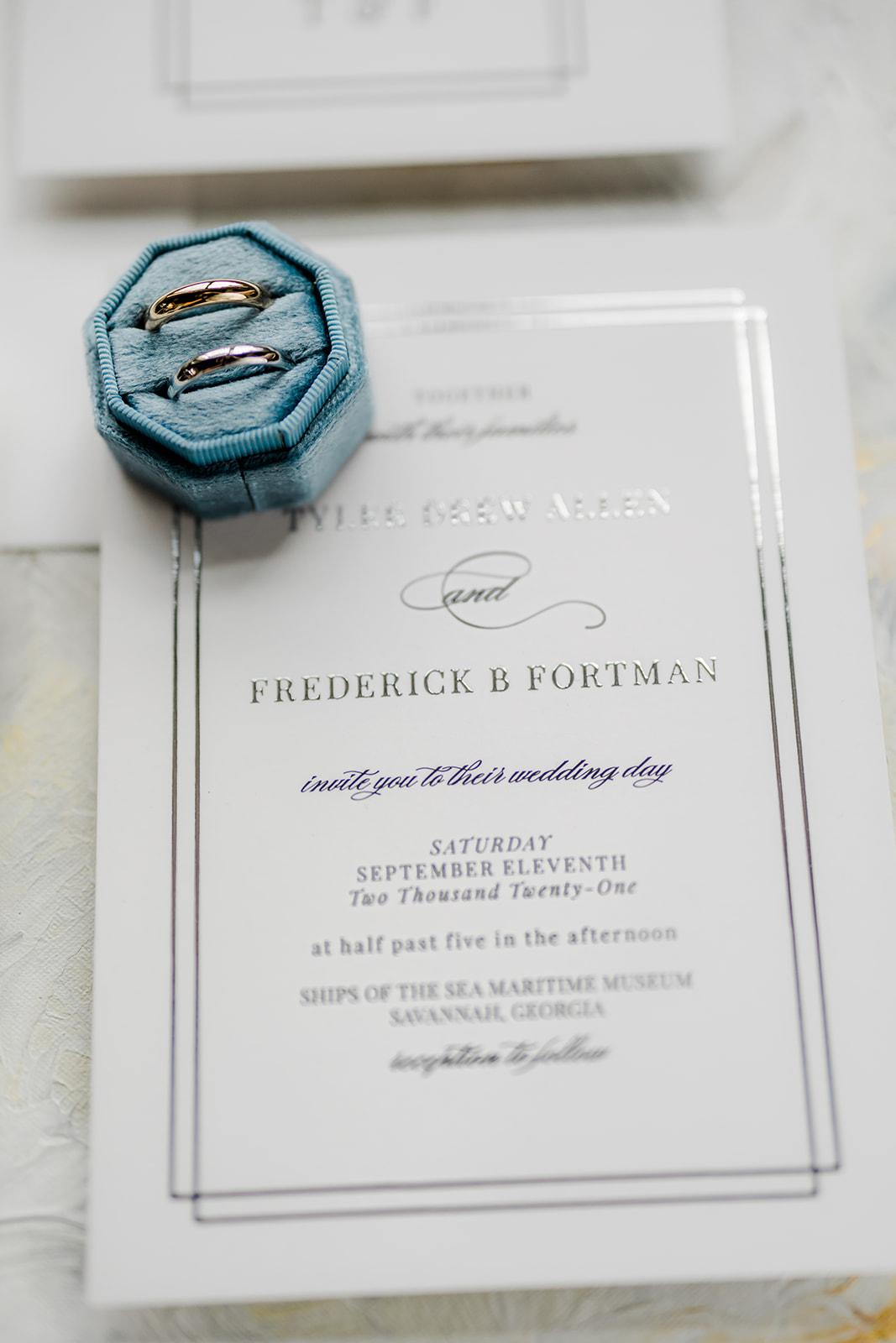 A Modern Fall Wedding at the Ships of the Sea Maritime Museum photo 3