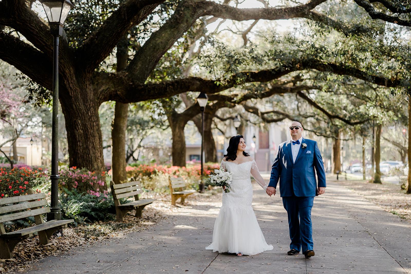 A Classic Spring Wedding at Forsyth Park Fountain