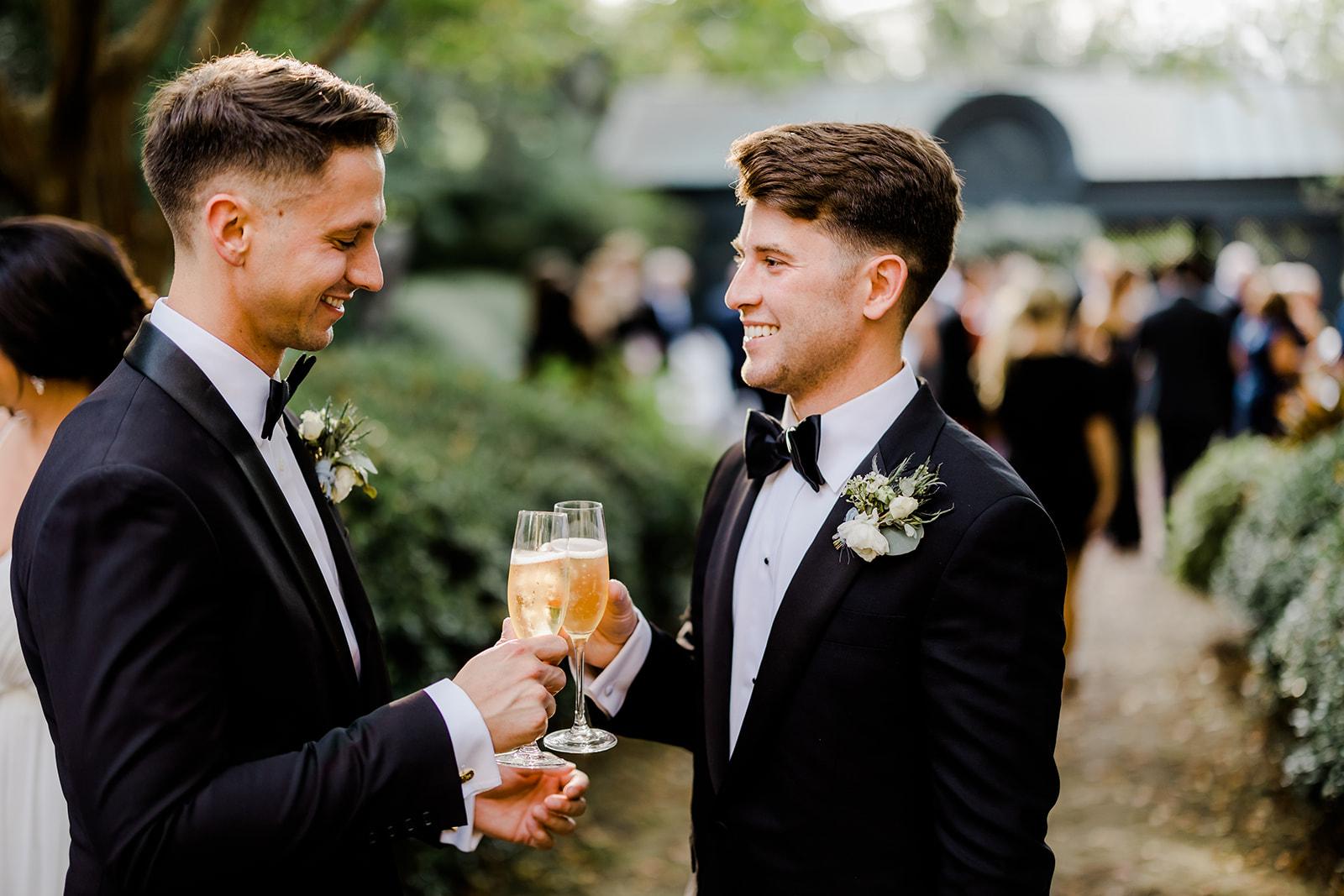 A Modern Fall Wedding at the Ships of the Sea Maritime Museum 26
