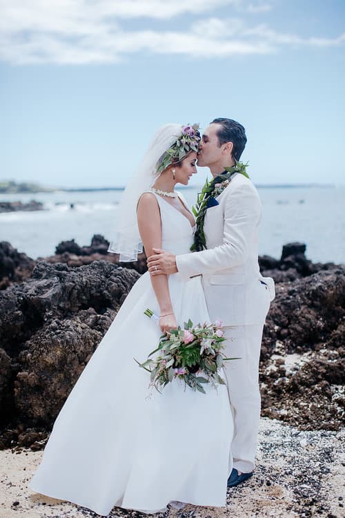 A Boho Beach Wedding at White Orchid Beach House