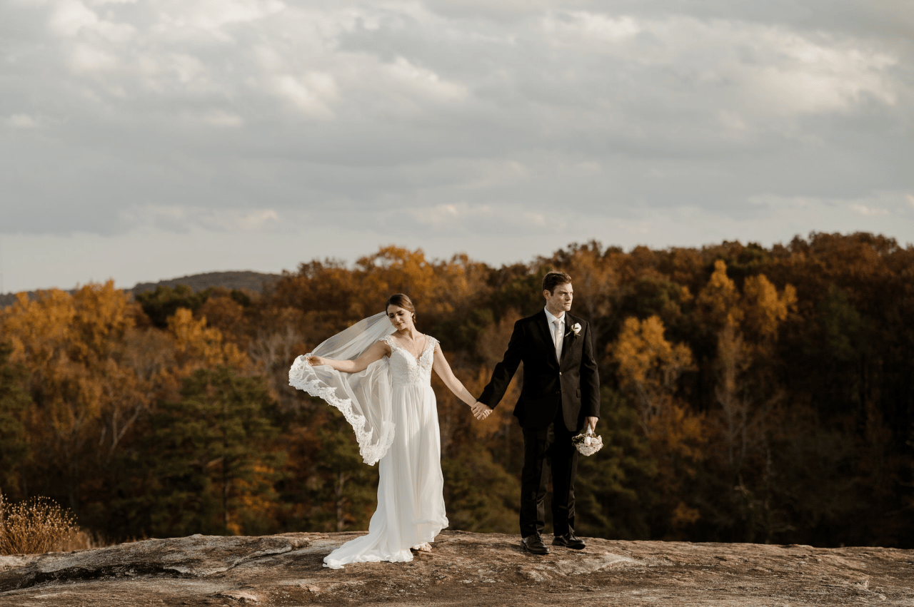 A Classic Winter Wedding at Arabia Mountain photo 2