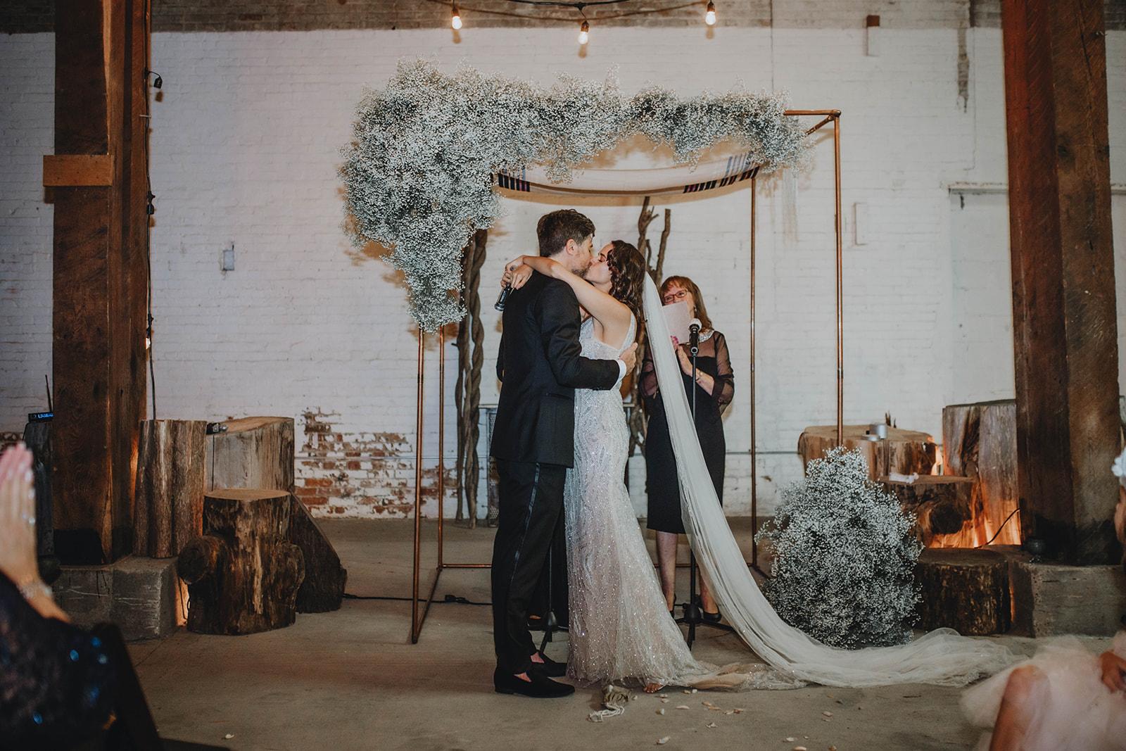 A Non-Traditional Fall Wedding at the Garner Arts Center 40