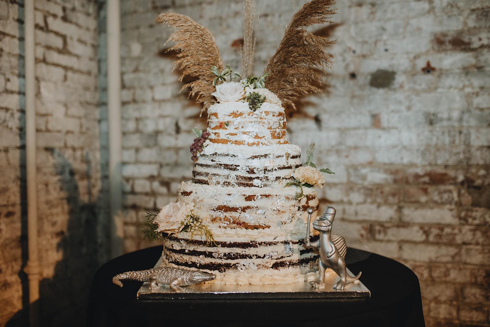 A Non-Traditional Fall Wedding at the Garner Arts Center 30