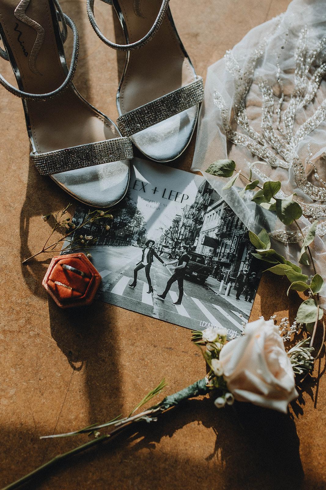 A Non-Traditional Fall Wedding at the Garner Arts Center photo 2