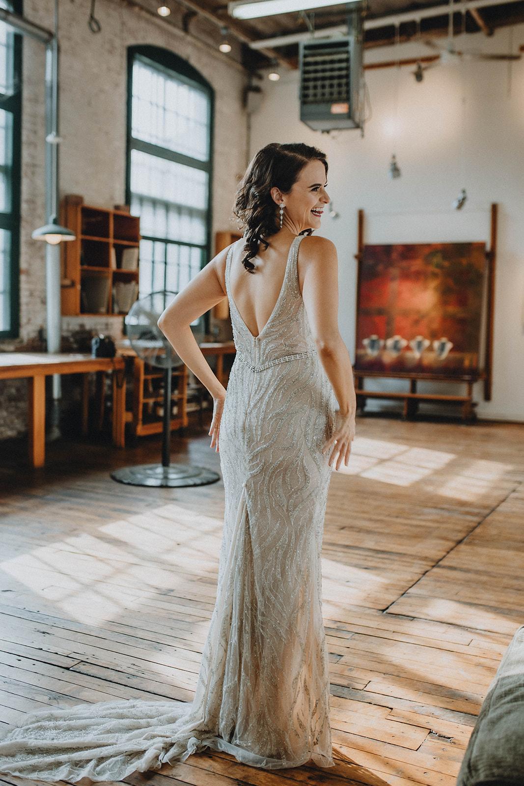 A Non-Traditional Fall Wedding at the Garner Arts Center 37