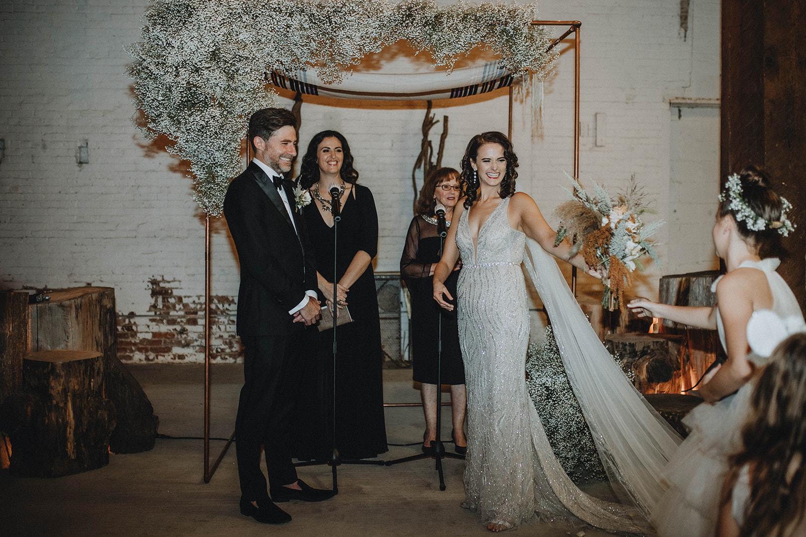 A Non-Traditional Fall Wedding at the Garner Arts Center 43