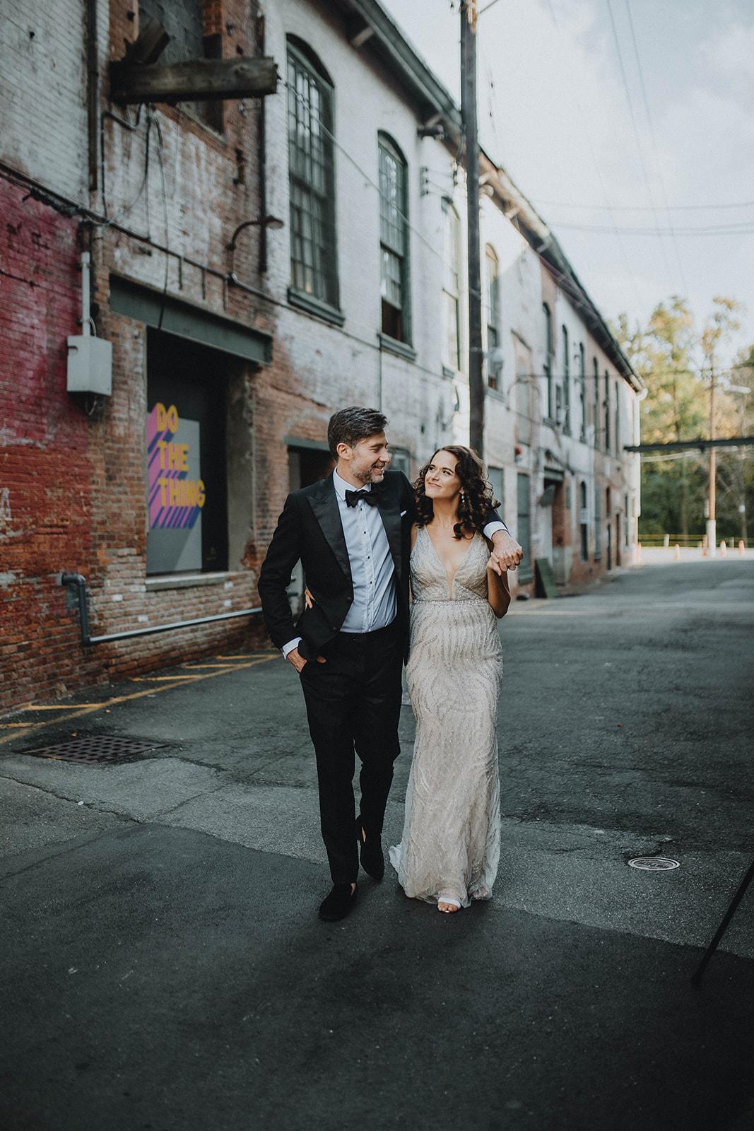 A Non-Traditional Fall Wedding at the Garner Arts Center 35