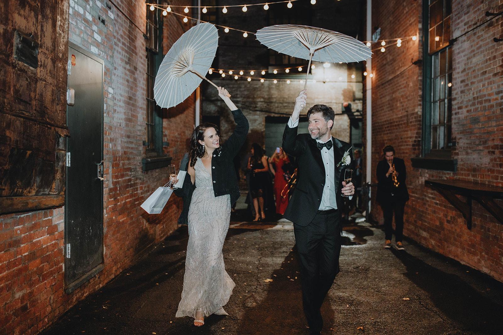 A Non-Traditional Fall Wedding at the Garner Arts Center