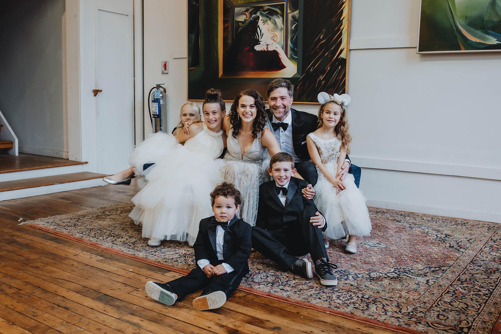 A Non-Traditional Fall Wedding at the Garner Arts Center photo 3