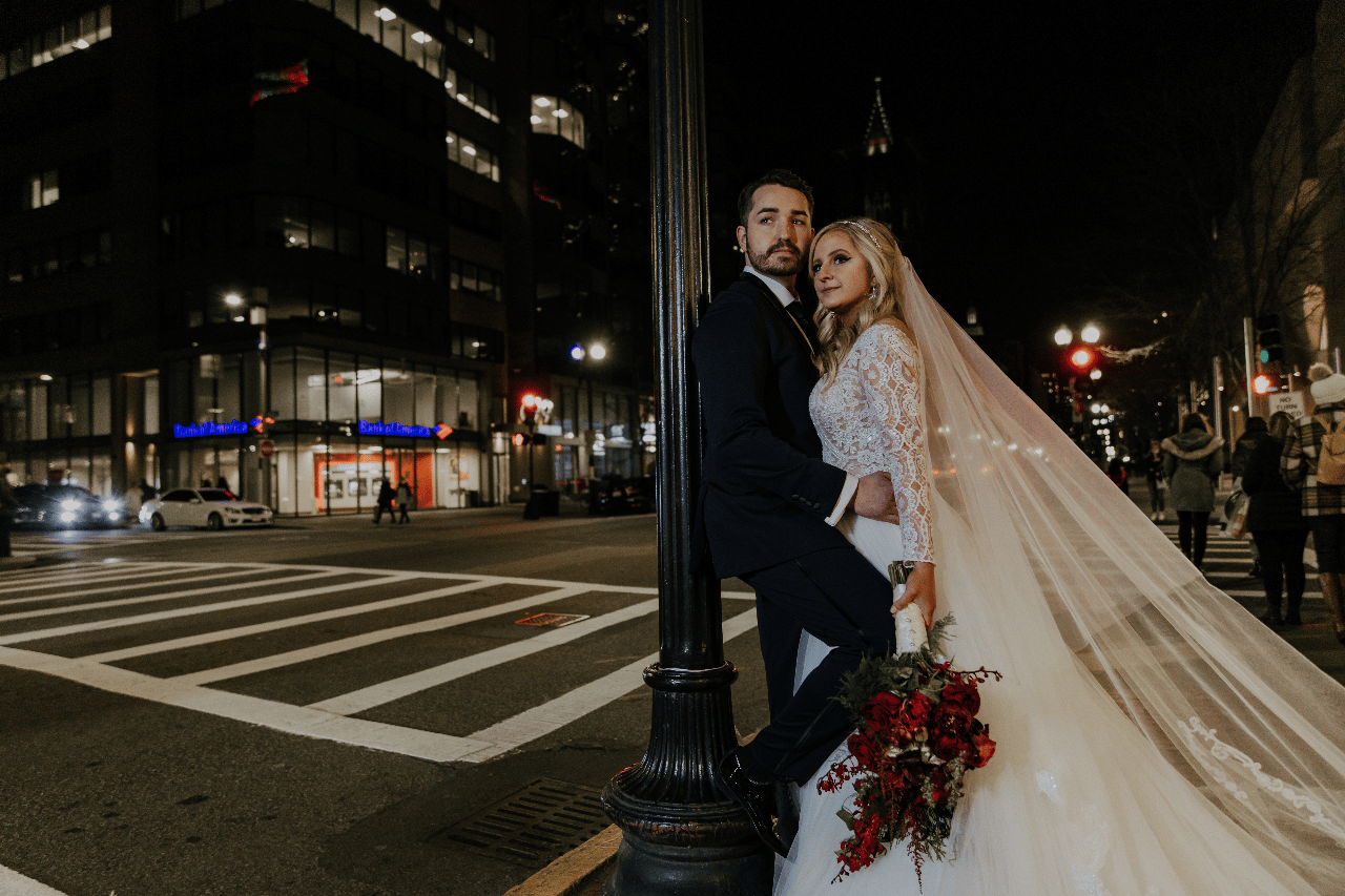 A Classic Winter Wedding at The Lenox Hotel photo 2