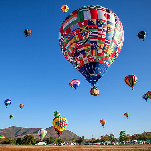 California hot air balloon