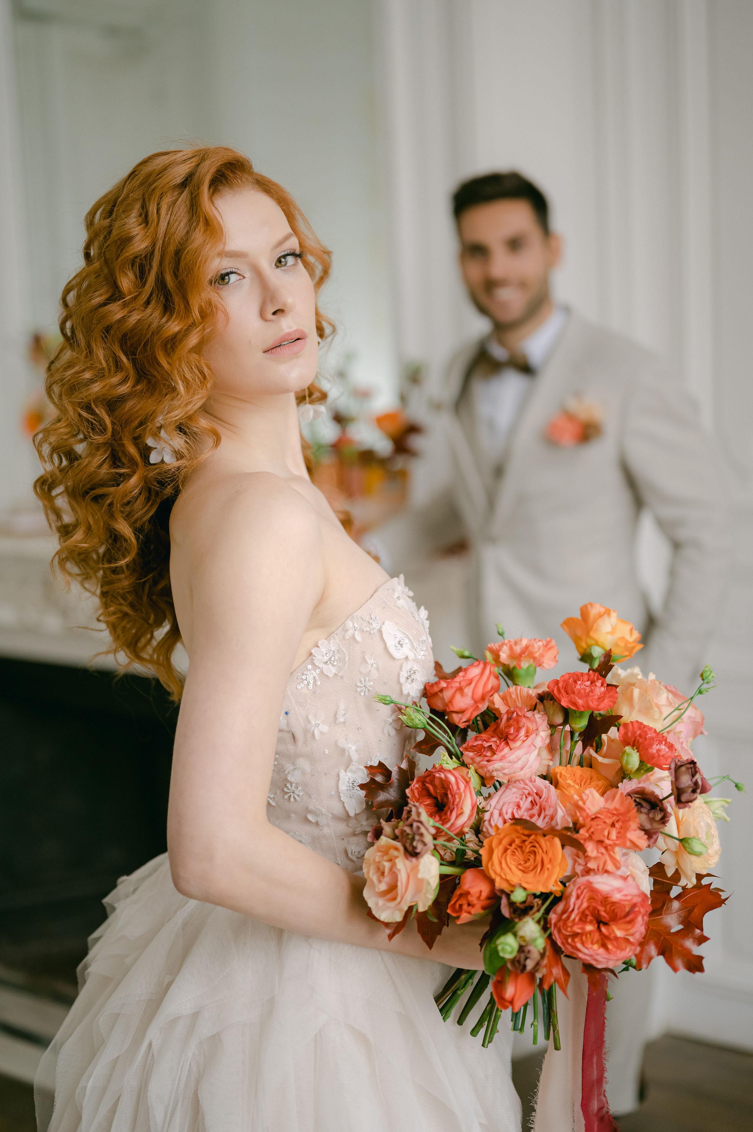 A Whimsical Fall Wedding at Chateau de Nainville 25
