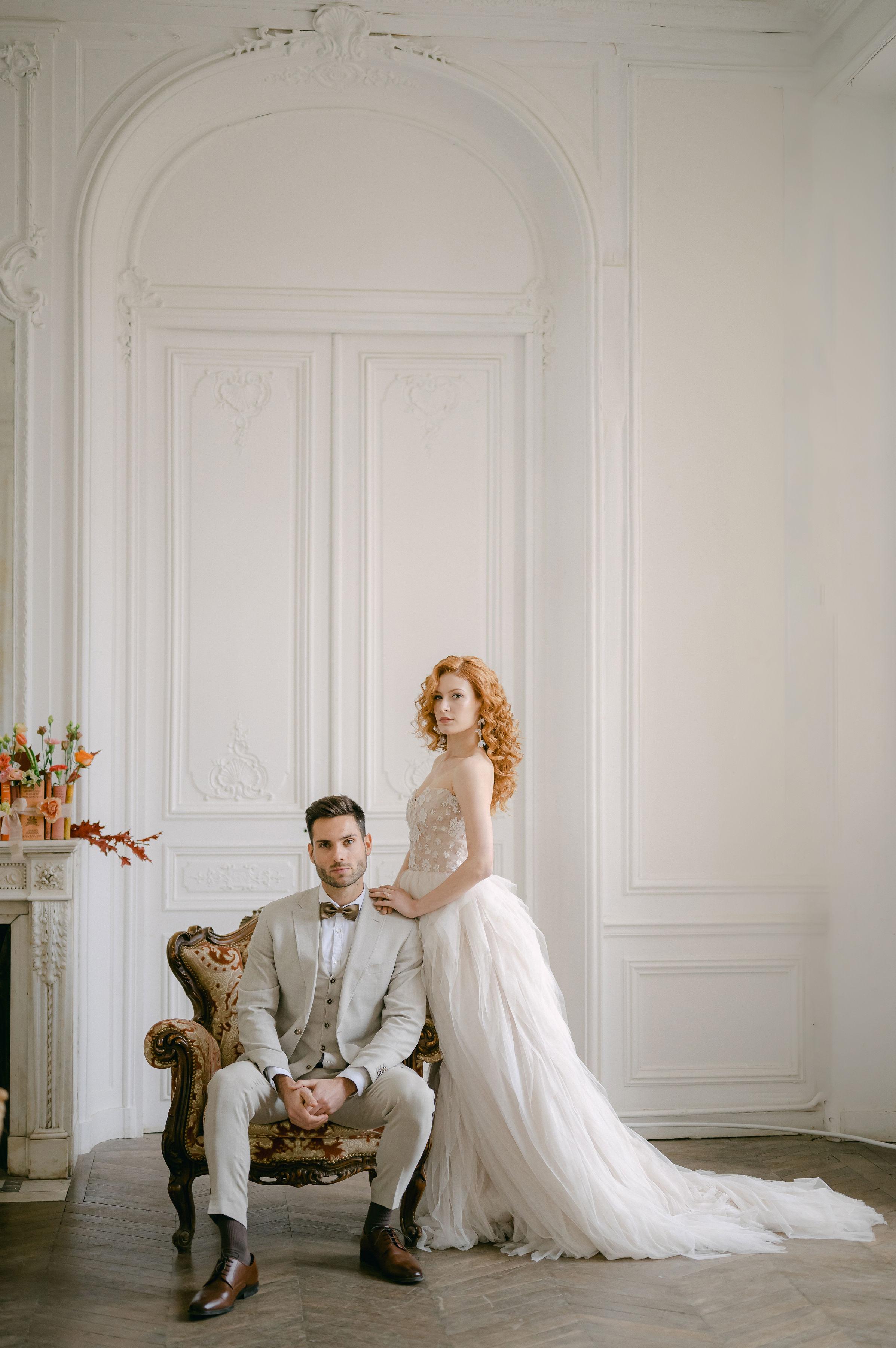 A Whimsical Fall Wedding at Chateau de Nainville 13
