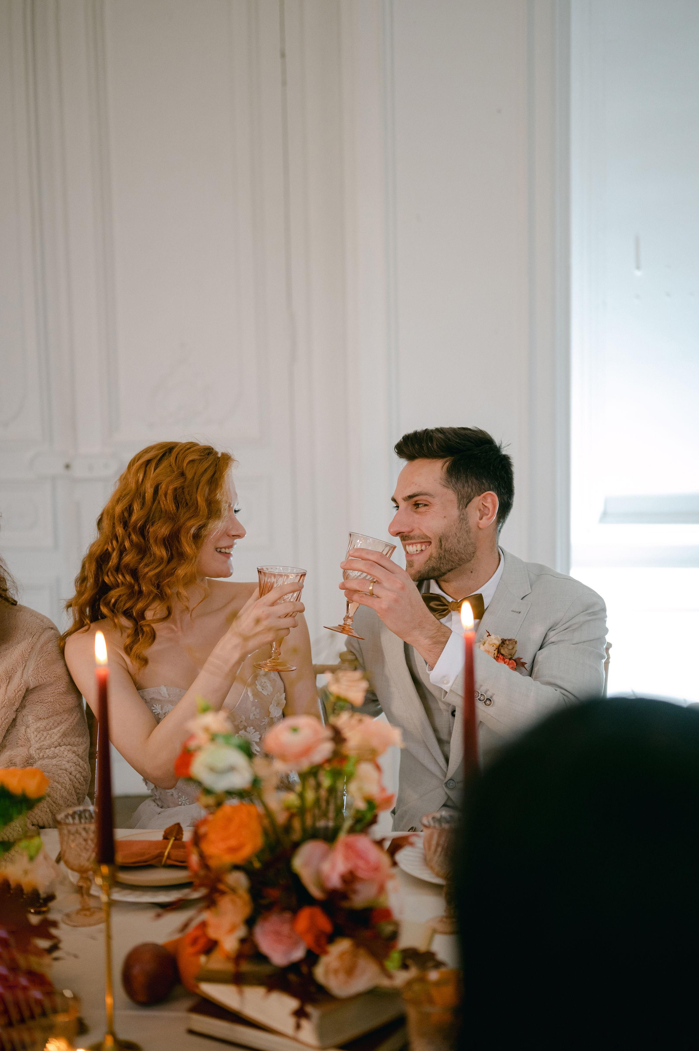 A Whimsical Fall Wedding at Chateau de Nainville 15