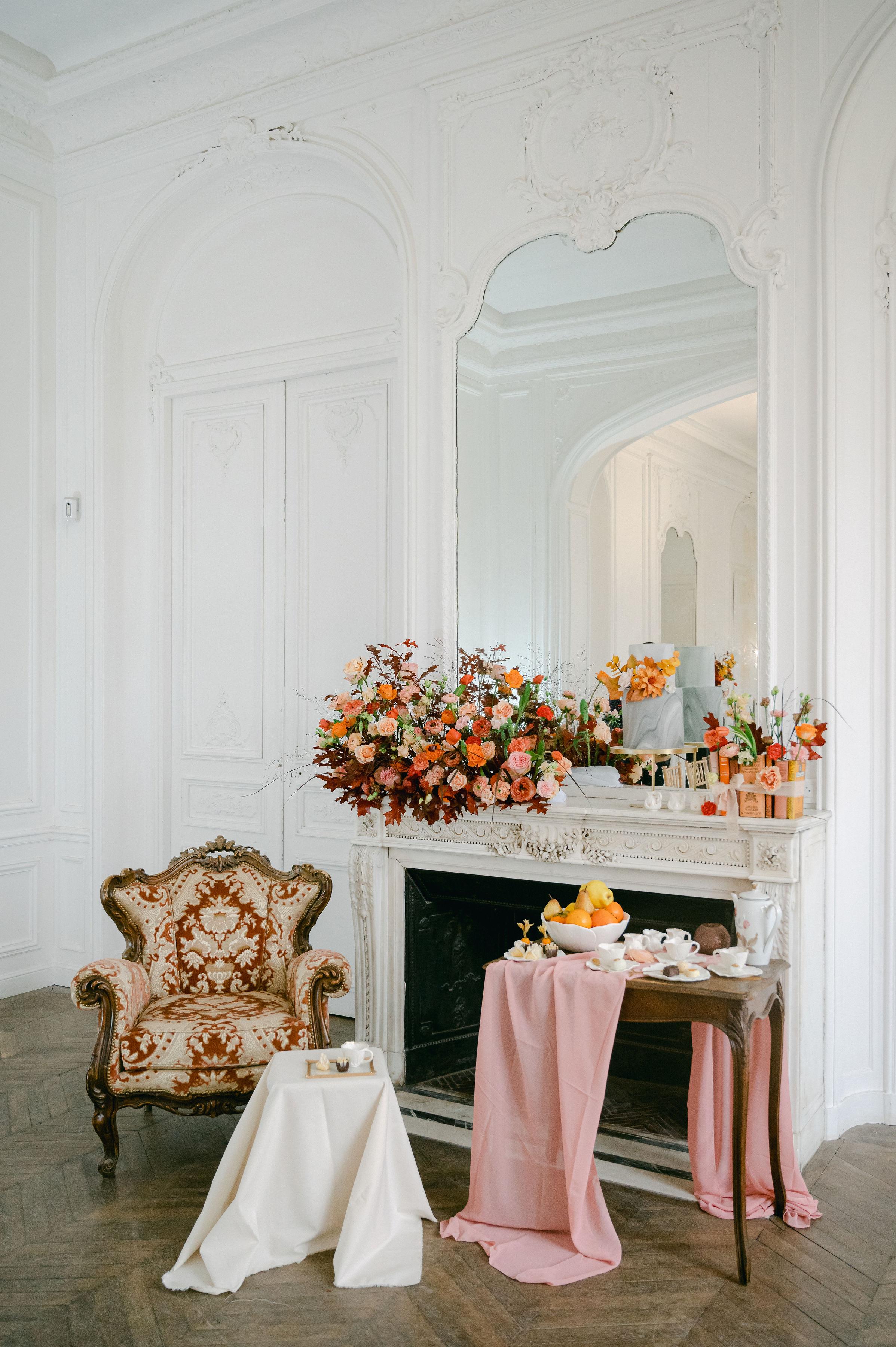A Whimsical Fall Wedding at Chateau de Nainville 33