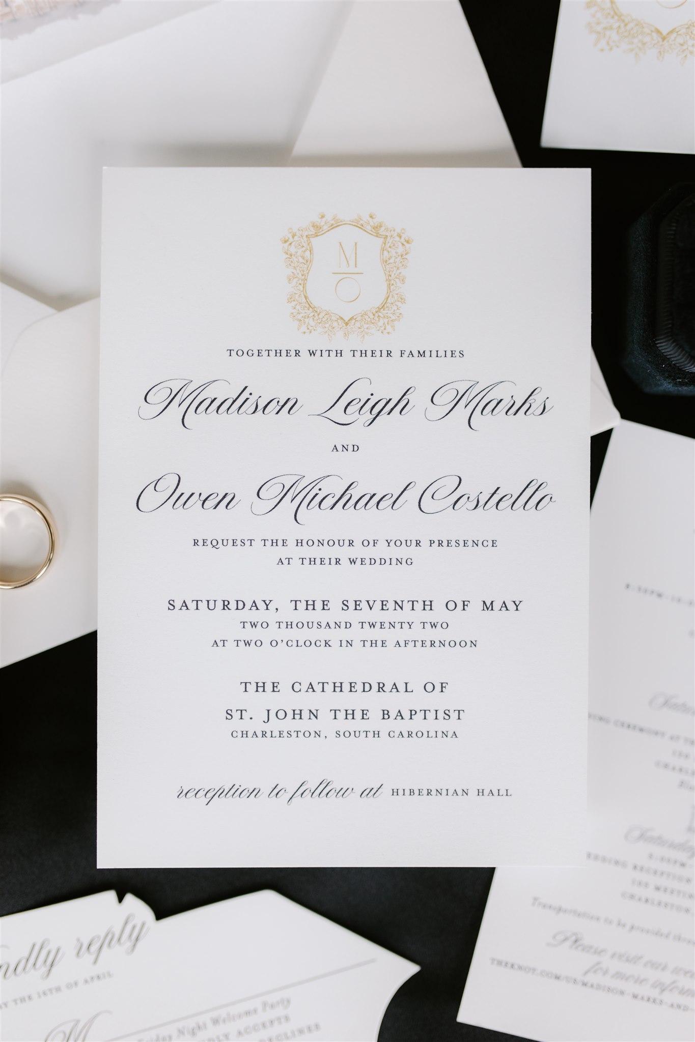 A Romantic Spring Wedding at Hibernian Hall 1