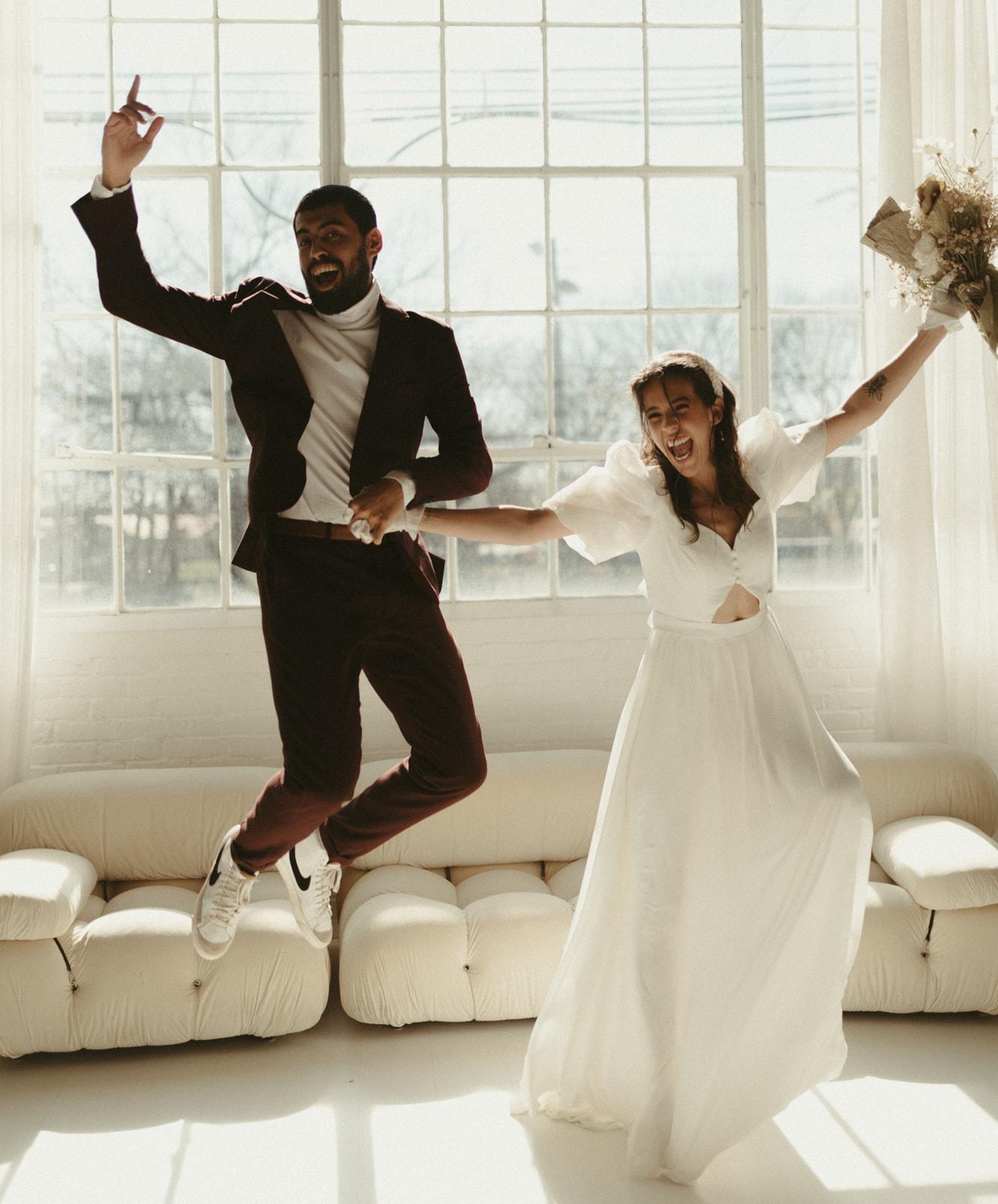 A Boho Spring Elopement at Blanc Studio West 15