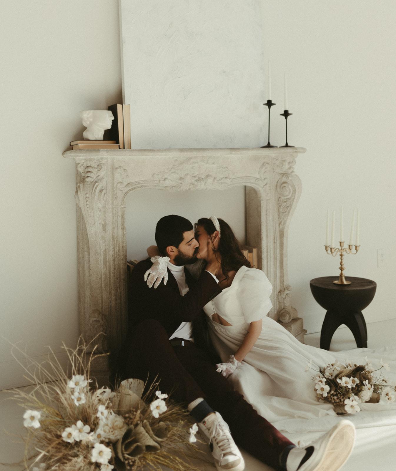 A Boho Spring Elopement at Blanc Studio West 17