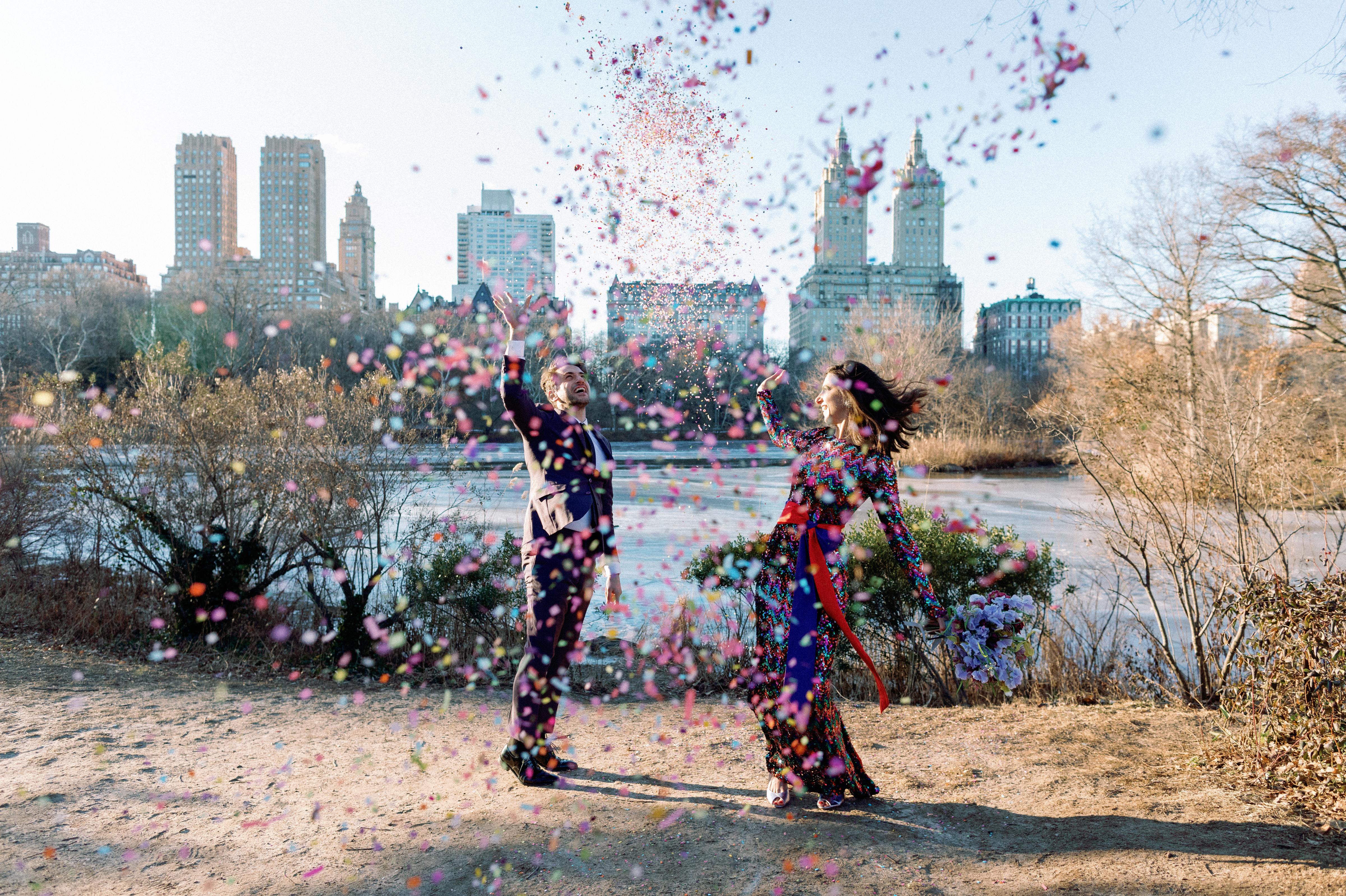 A Non-Traditional Elopement in Central Park photo 4