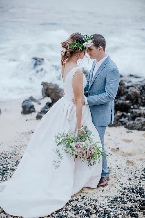 A Classic Fall Wedding at the White Orchid Beach House