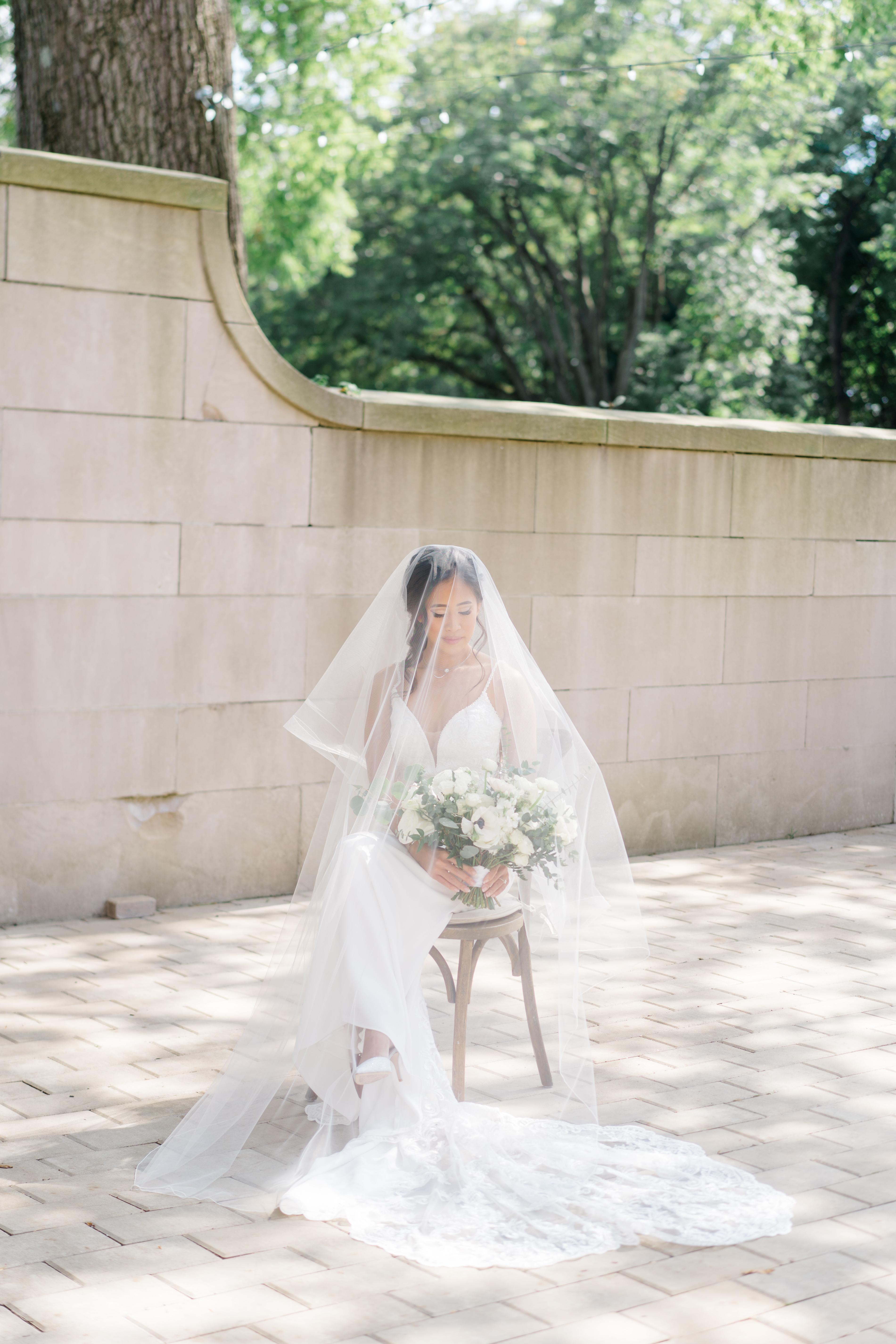 A Romantic Summer Wedding at Curtis Arboretum 11