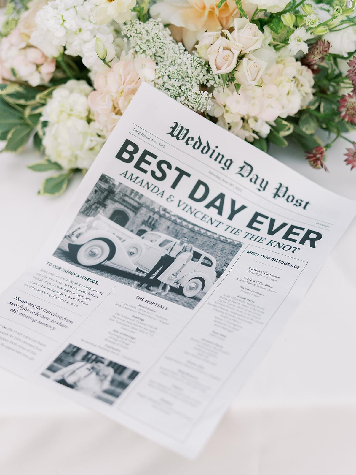 A Glamorous Summer Wedding at NYIT de Seversky Mansion 26