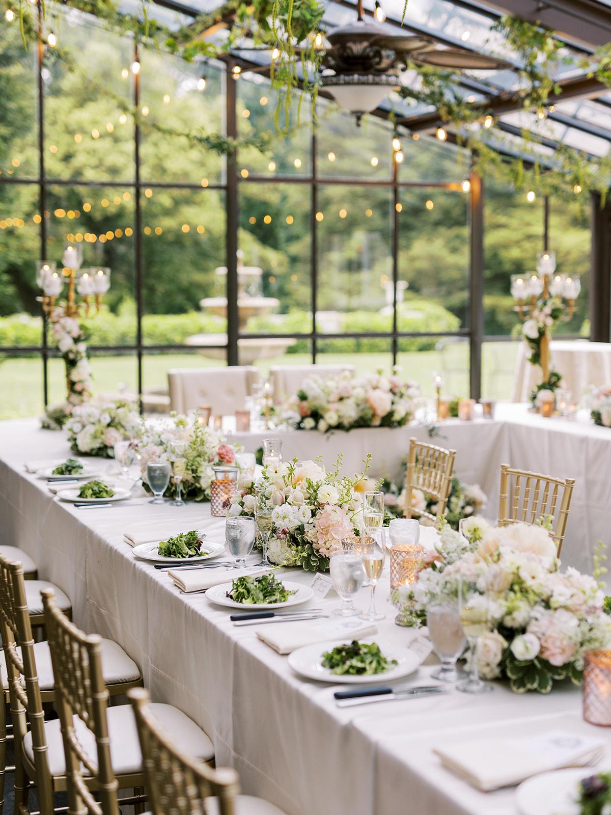 A Glamorous Summer Wedding at NYIT de Seversky Mansion 48