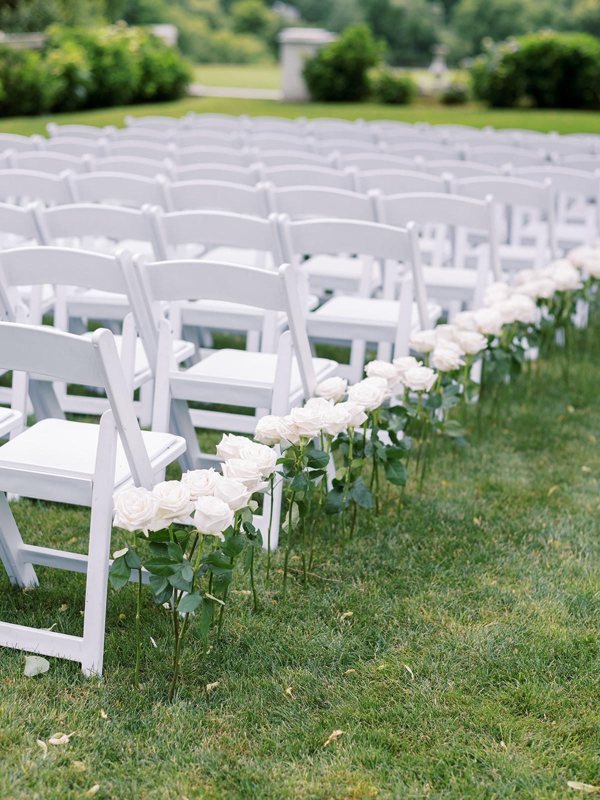 A Glamorous Summer Wedding at NYIT de Seversky Mansion 62